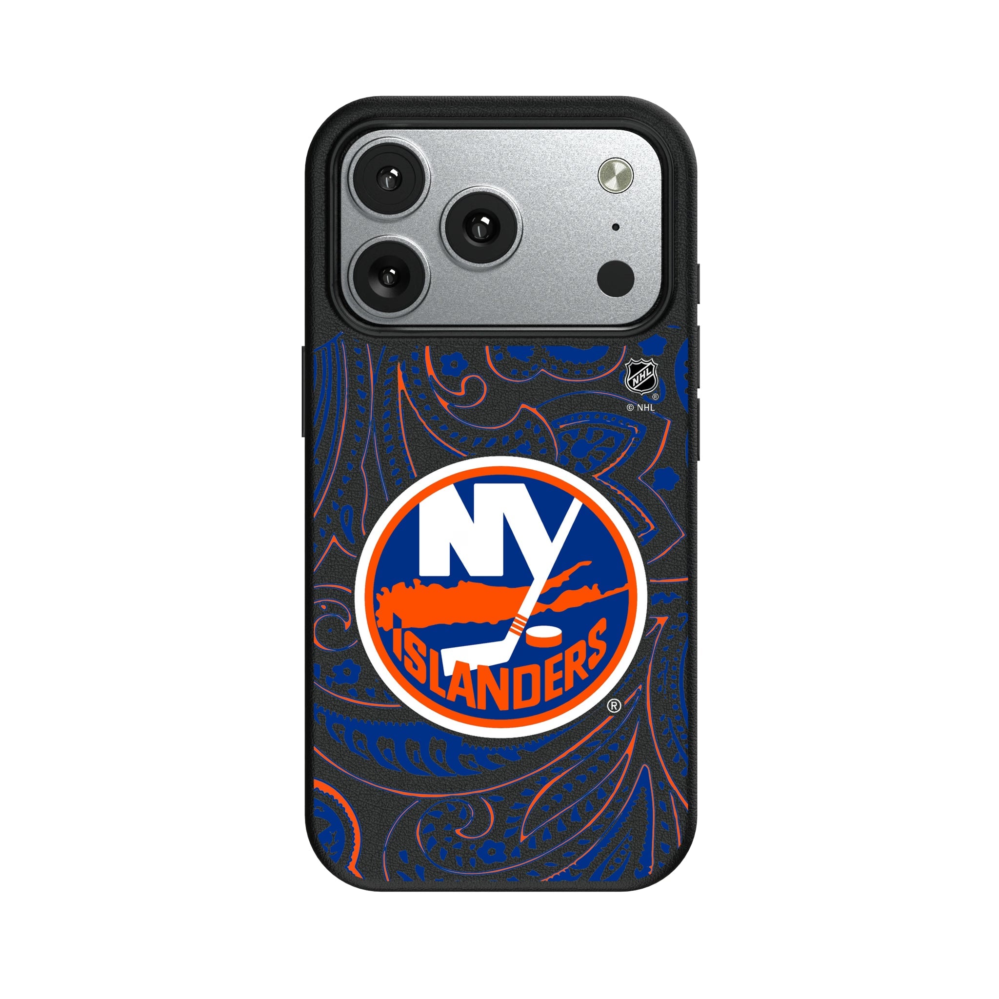 New York Islanders Paisley MagSafe Compatible Phone Case for Apple iPhone 8