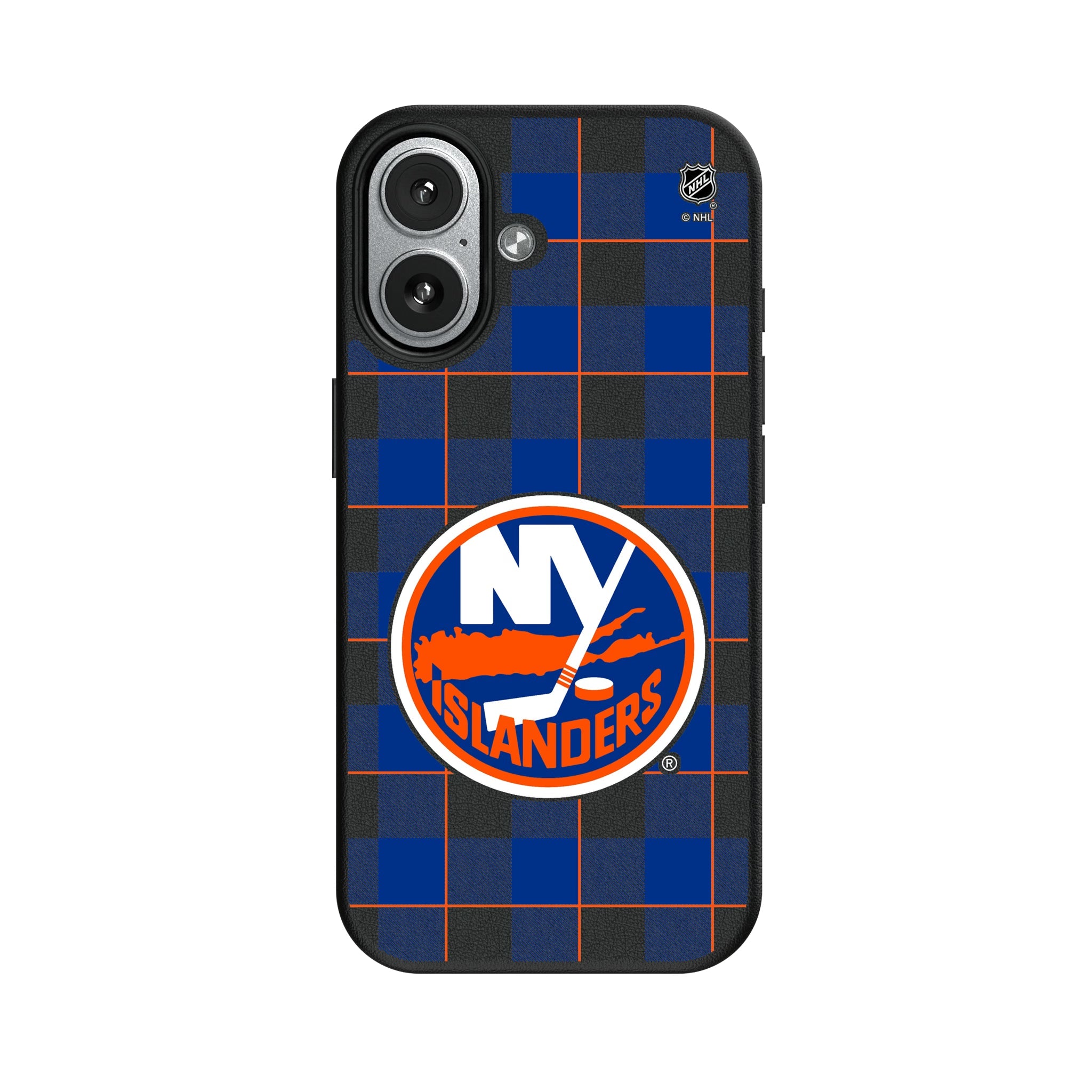 New York Islanders Plaid MagSafe Compatible Phone Case for Apple iPhone 7