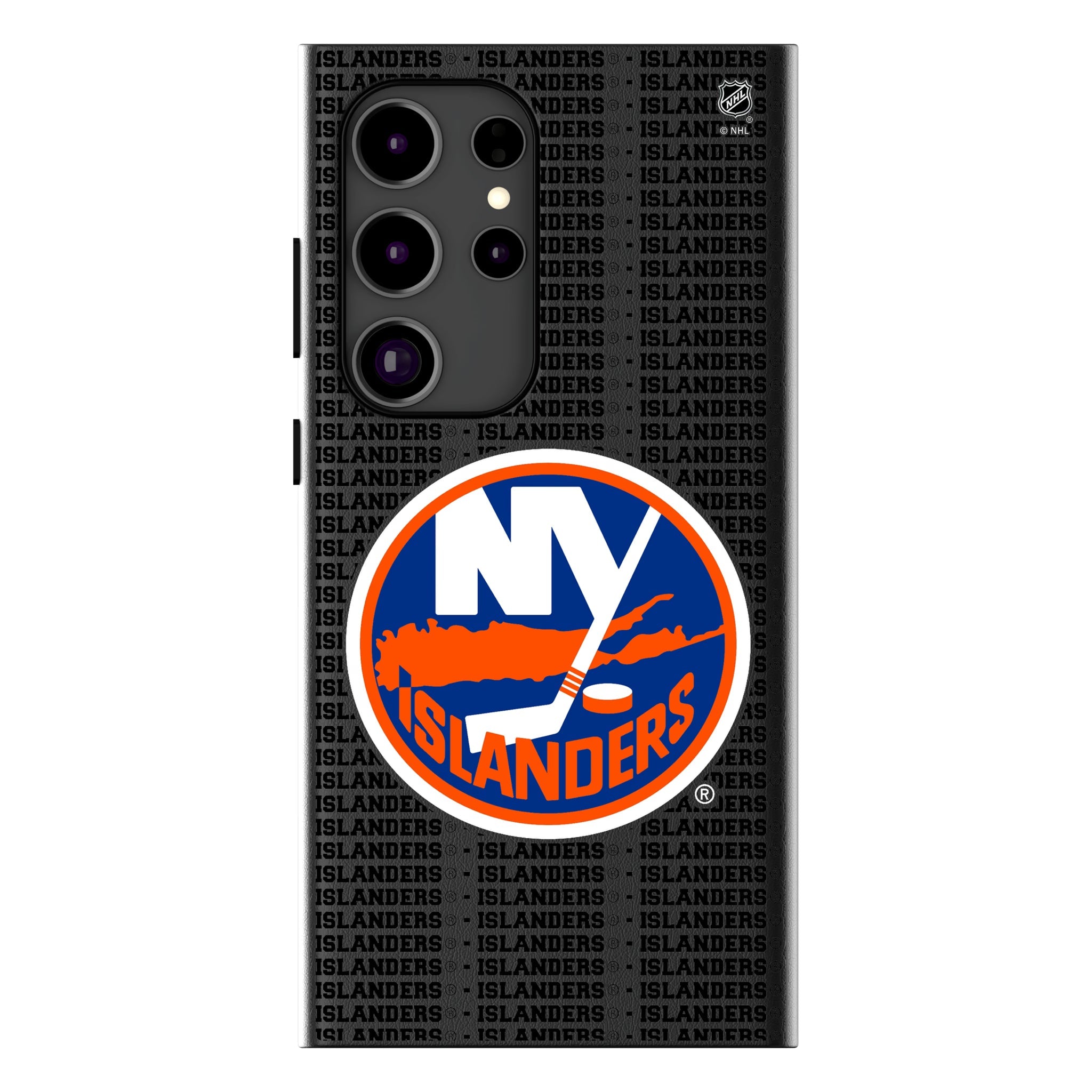New York Islanders Text Backdrop MagSafe Compatible Phone Case for Samsung Galaxy 13