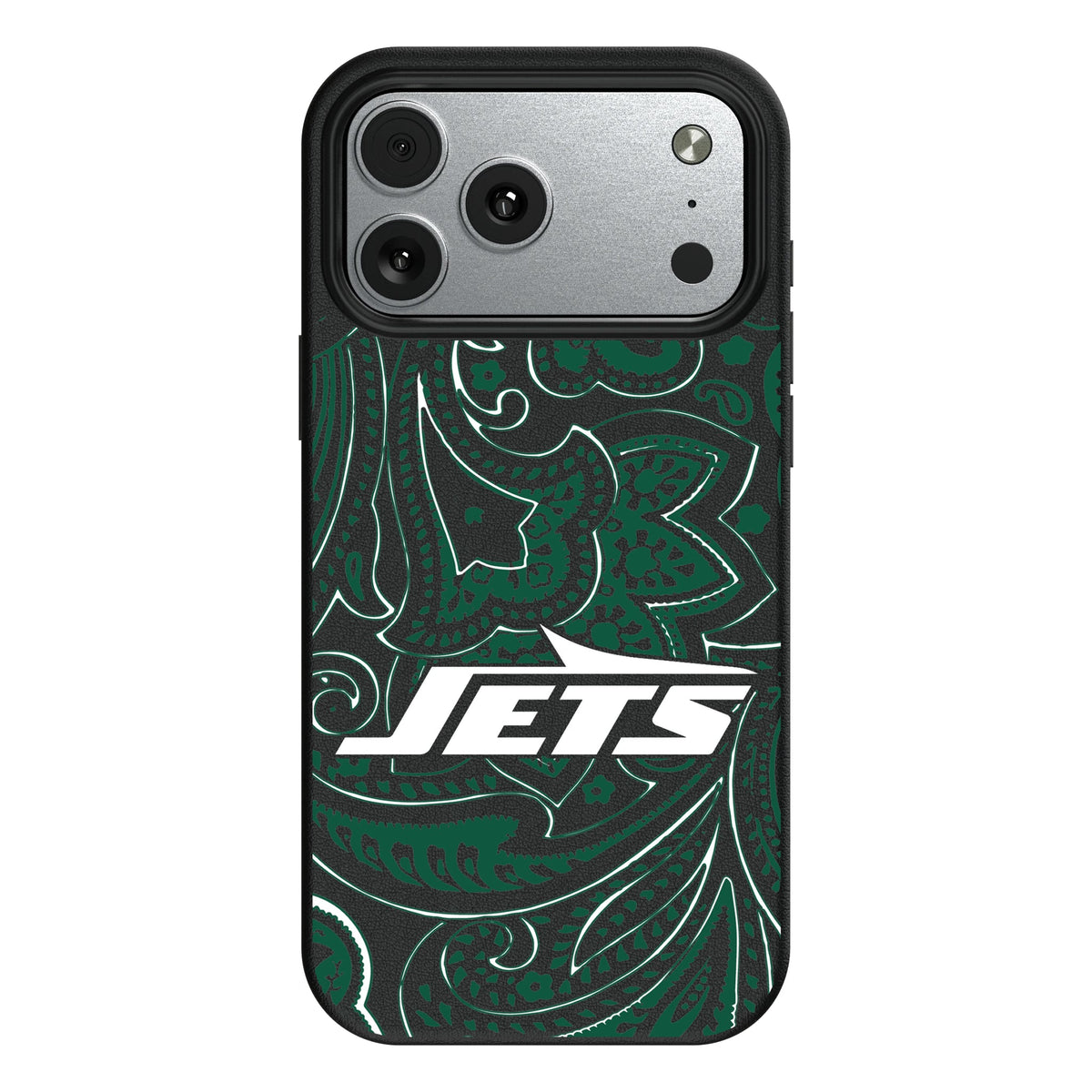 New York Jets Paisley MagSafe Compatible Phone Case for Apple iPhone 9