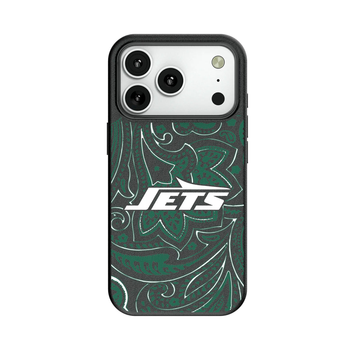 New York Jets Paisley MagSafe Compatible Phone Case for Apple iPhone 10