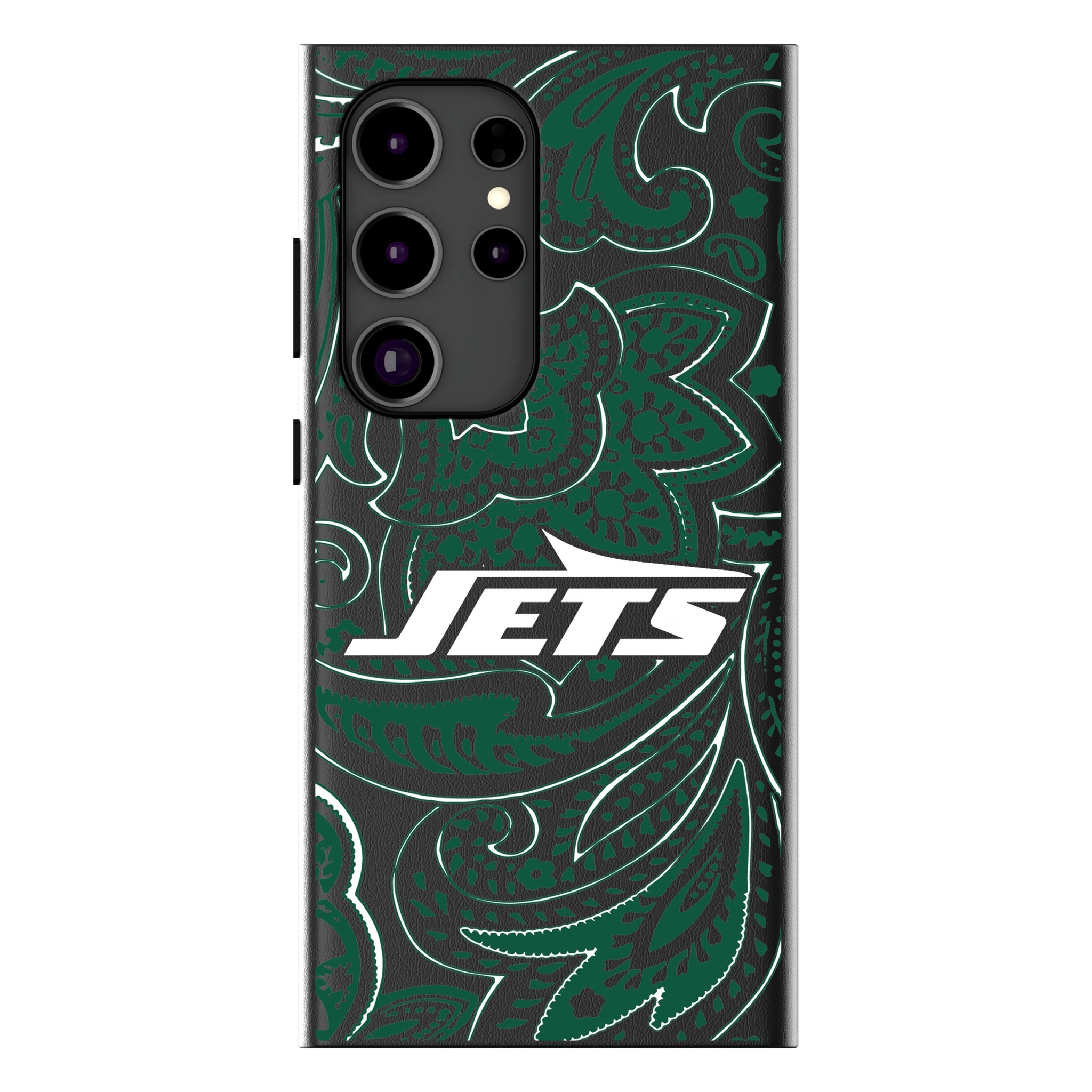 New York Jets Paisley MagSafe Compatible Phone Case for Samsung Galaxy 15