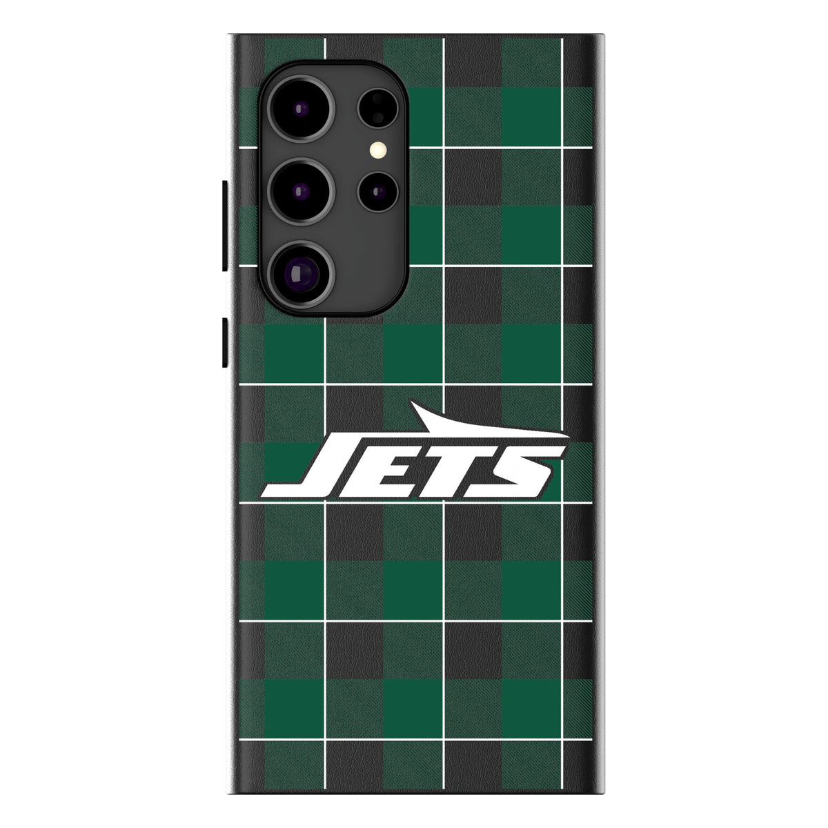 New York Jets Plaid MagSafe Compatible Phone Case for Samsung Galaxy 11
