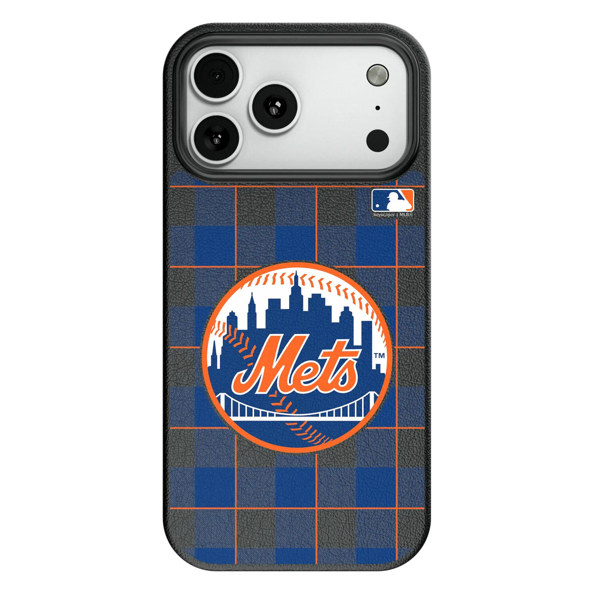 New York Mets Plaid MagSafe Compatible Phone Case for Apple iPhone 8