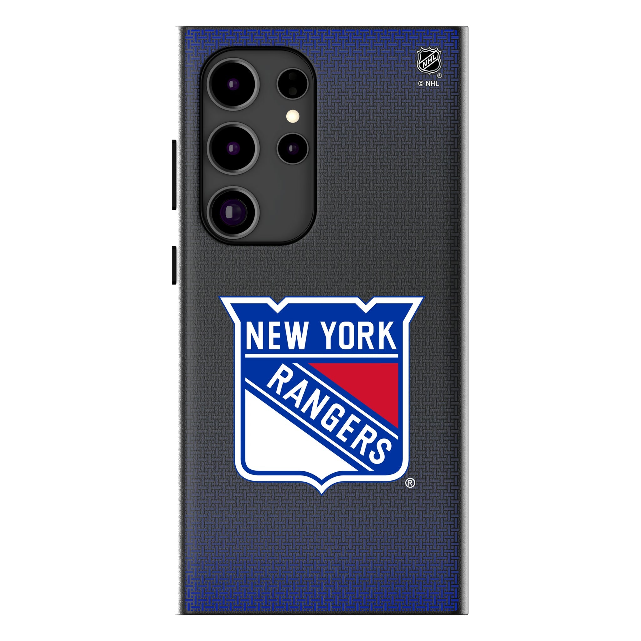 New York Rangers Linen MagSafe Compatible Phone Case for Samsung Galaxy 16