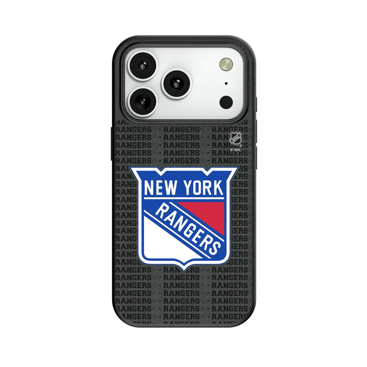New York Rangers Text Backdrop MagSafe Compatible Phone Case for Apple iPhone 11