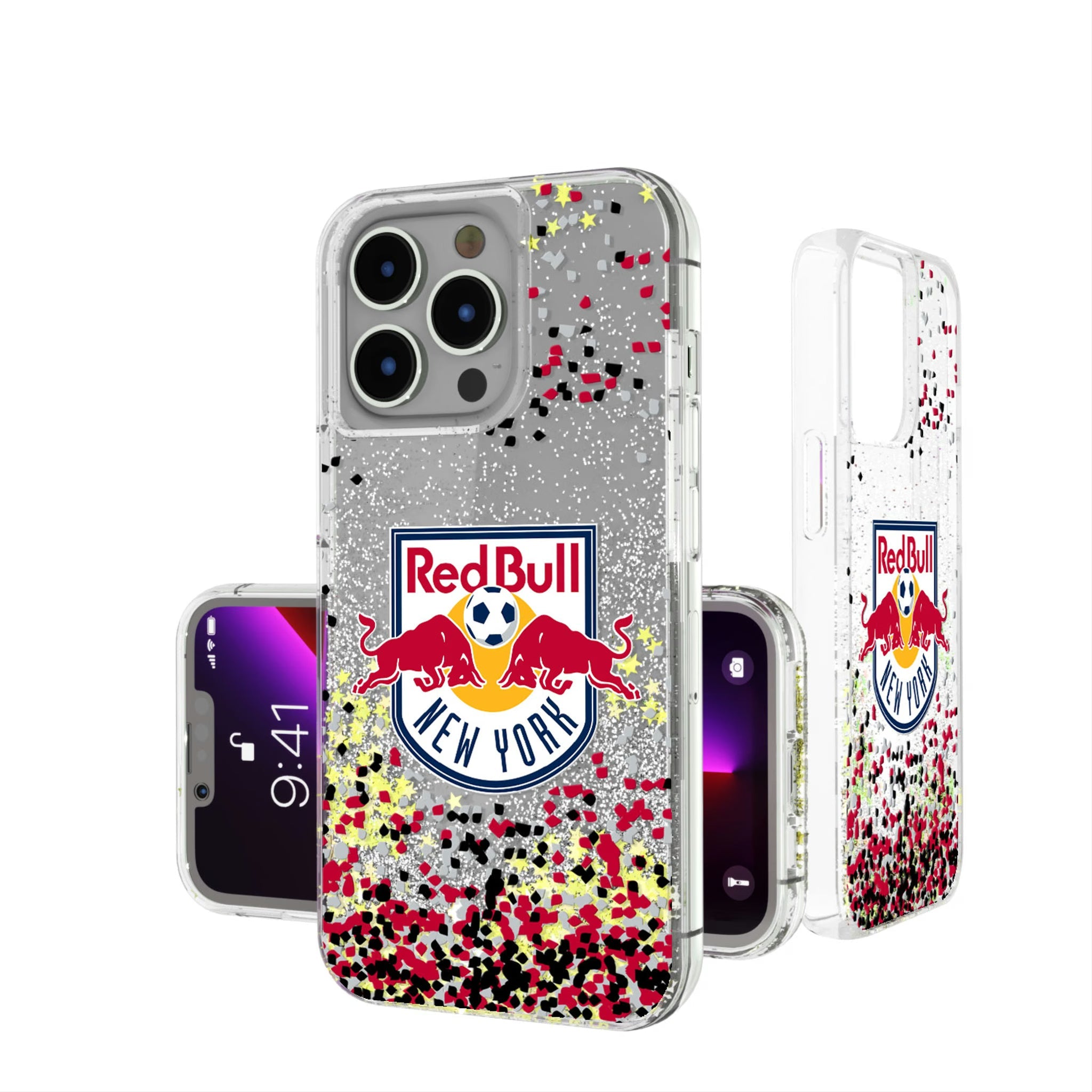 New York Red Bulls  Confetti Glitter Phone Case 5
