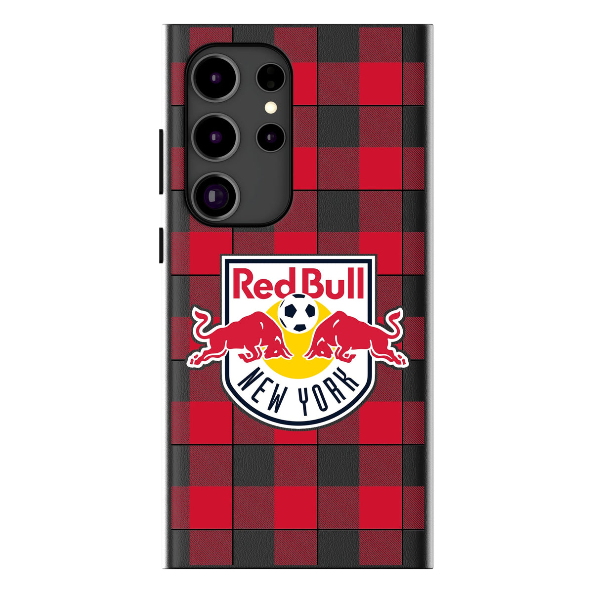 New York Red Bulls Plaid MagSafe Compatible Phone Case for Samsung Galaxy 11