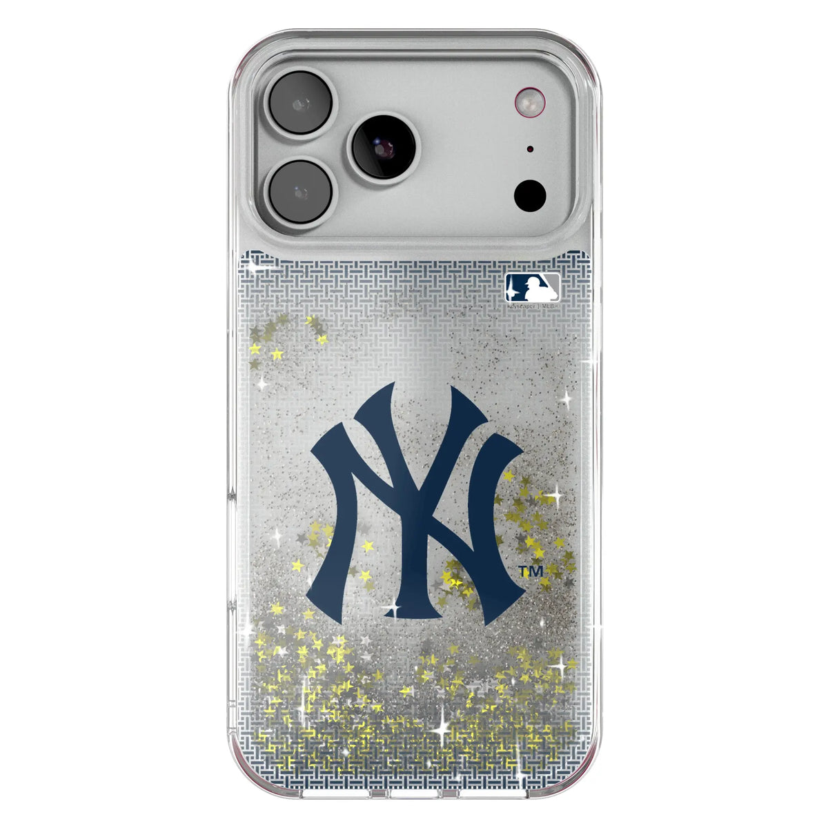 New York Yankees Linen Glitter Phone Case 19