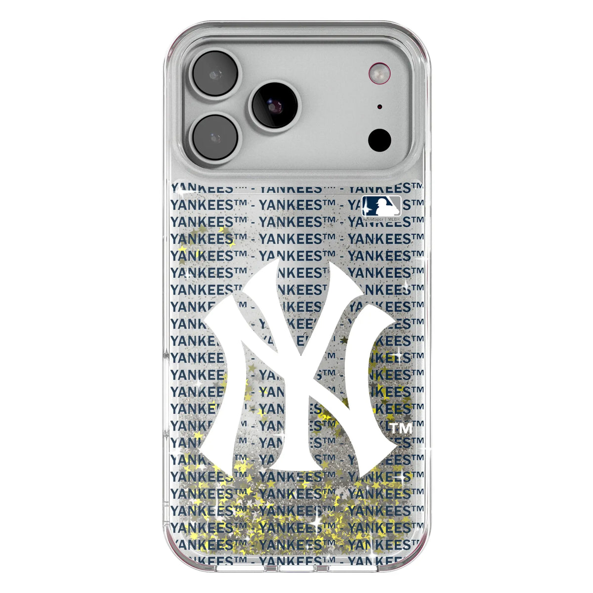 New York Yankees Text Backdrop Glitter Phone Case 20