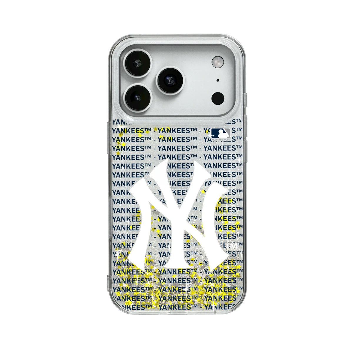 New York Yankees Text Backdrop Glitter Phone Case 19