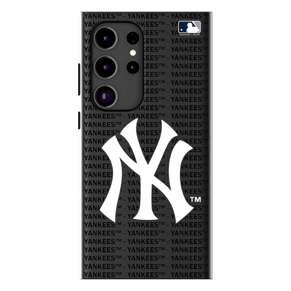 New York Yankees Text Backdrop MagSafe Compatible Phone Case for Samsung Galaxy 14