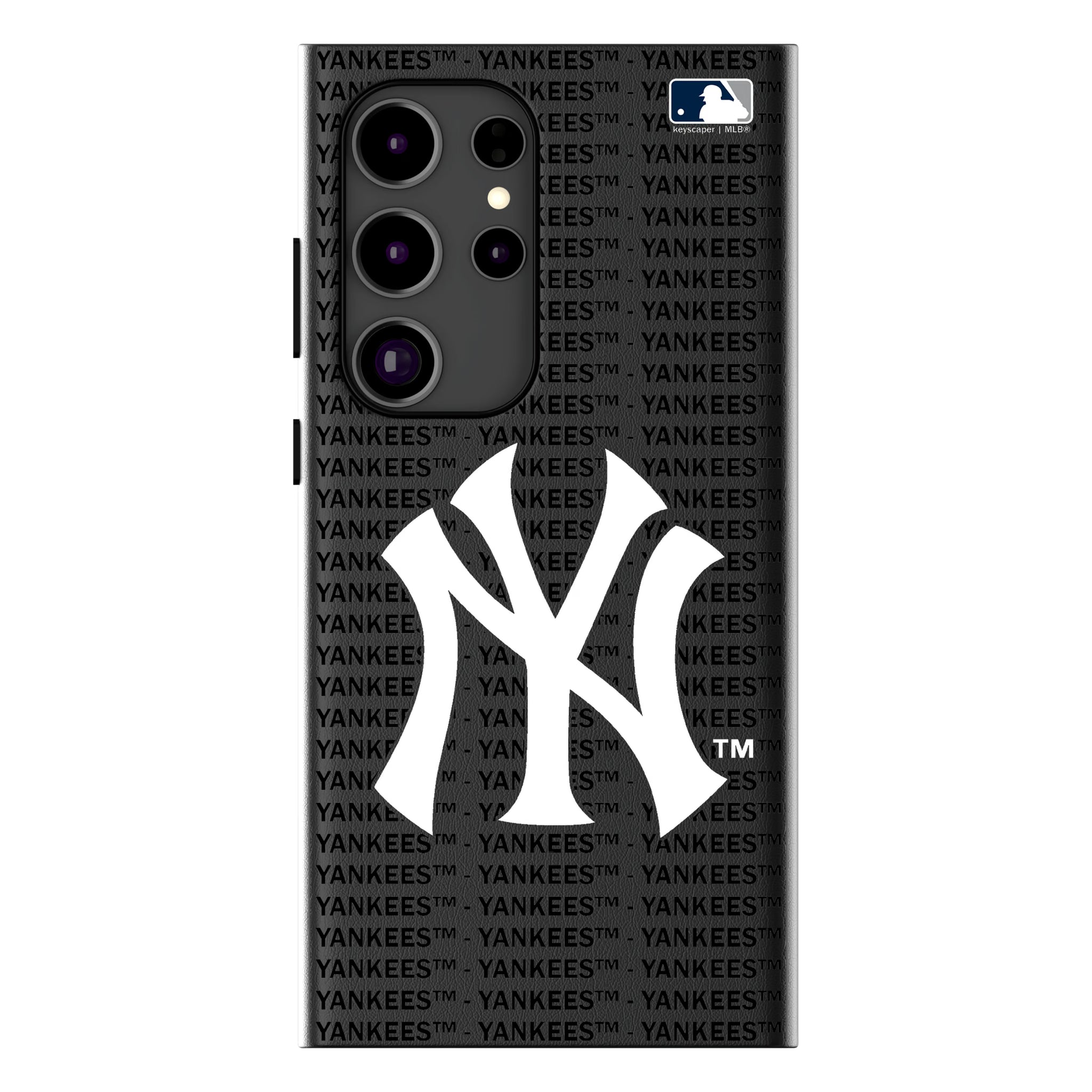 New York Yankees Text Backdrop MagSafe Compatible Phone Case for Samsung Galaxy 17