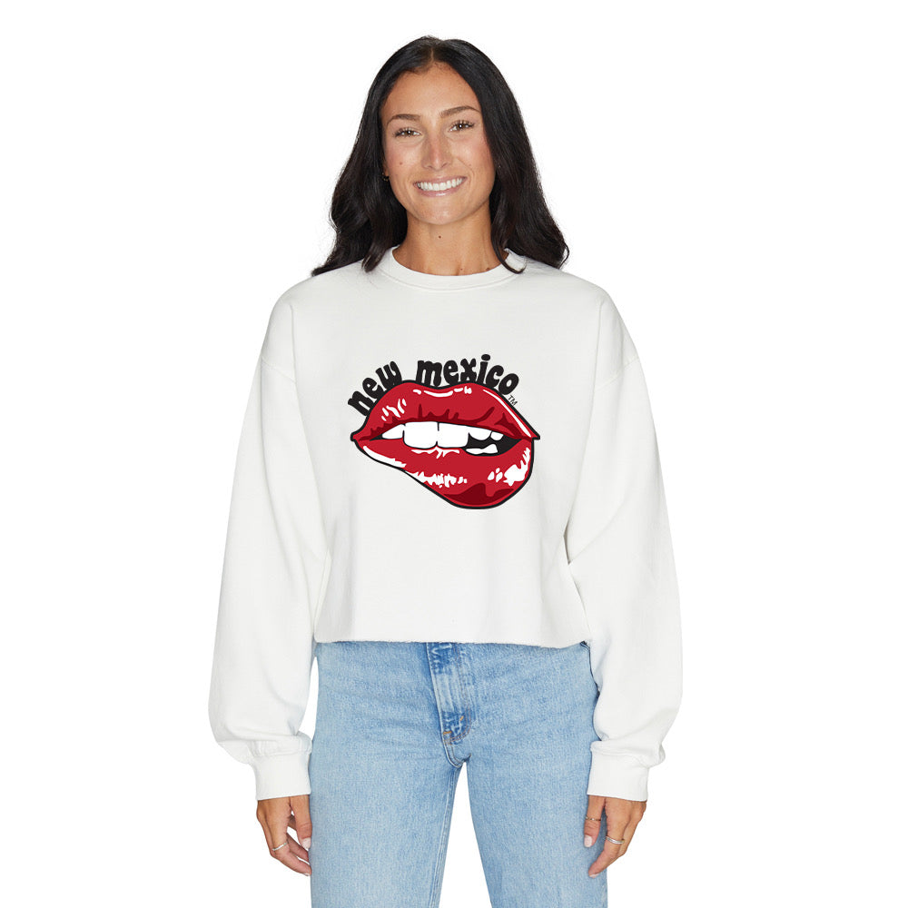 New Mexico Lobos Lips Crewneck | lojobands