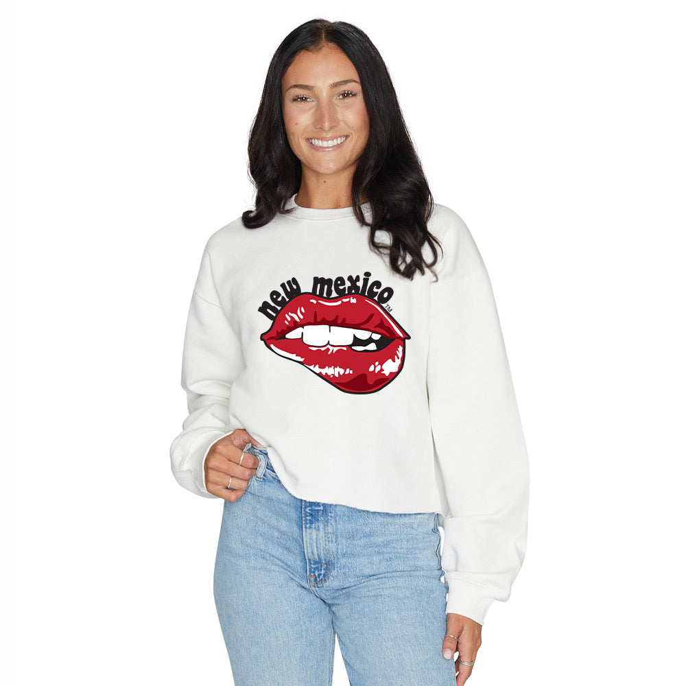 New Mexico Lobos Lips Crewneck | lojobands