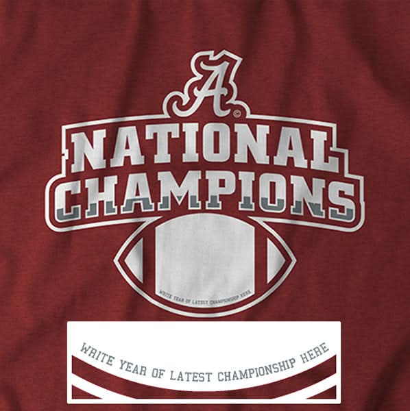 Alabama Football: DIY National Champions 2