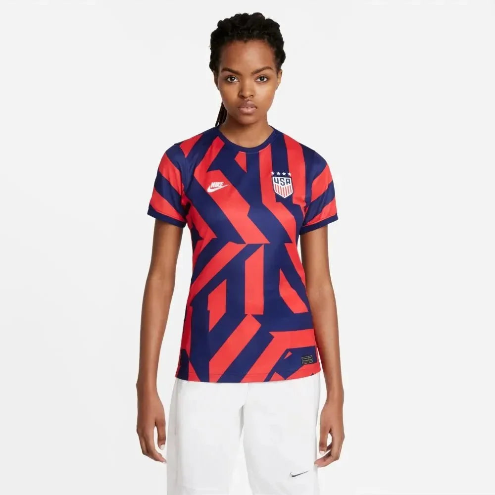 Nike 2021-22 USWNT Women Away Jersey - Navy-Red 1