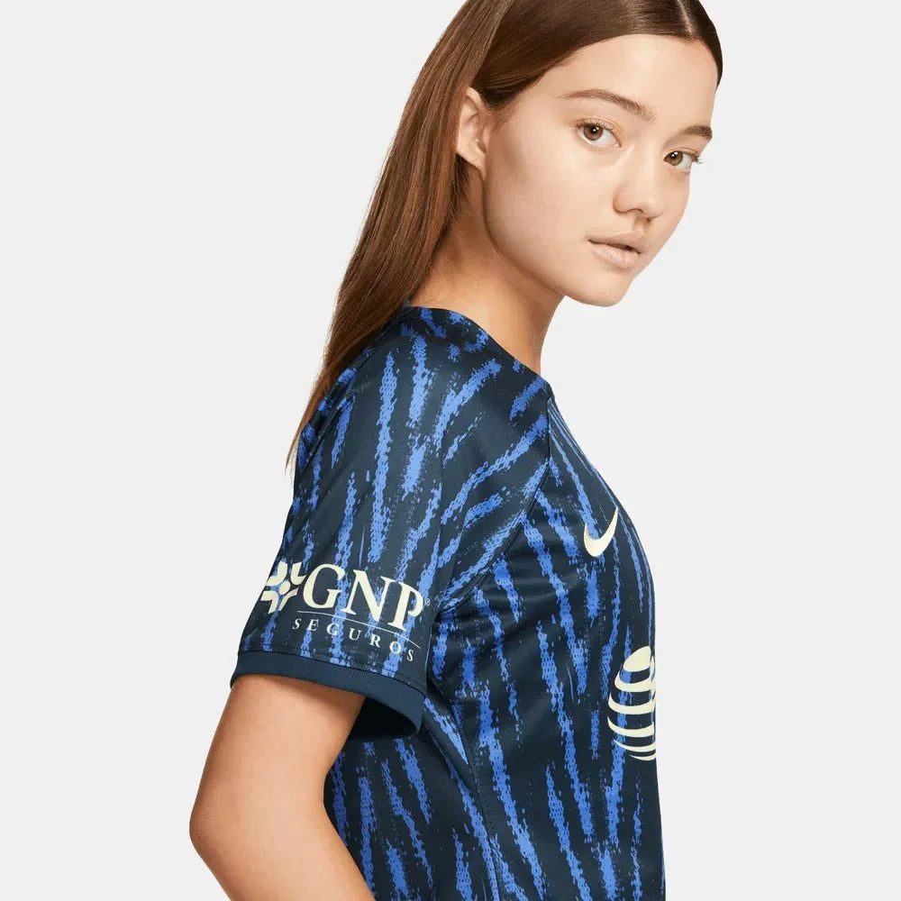 Nike 2022-23 Club America Women's Away Jersey - Armory Navy-Lemon 4