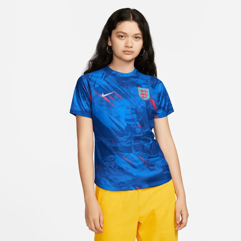 Nike 2022-23 England Women's Training Pre-Match Jersey - Blue 1