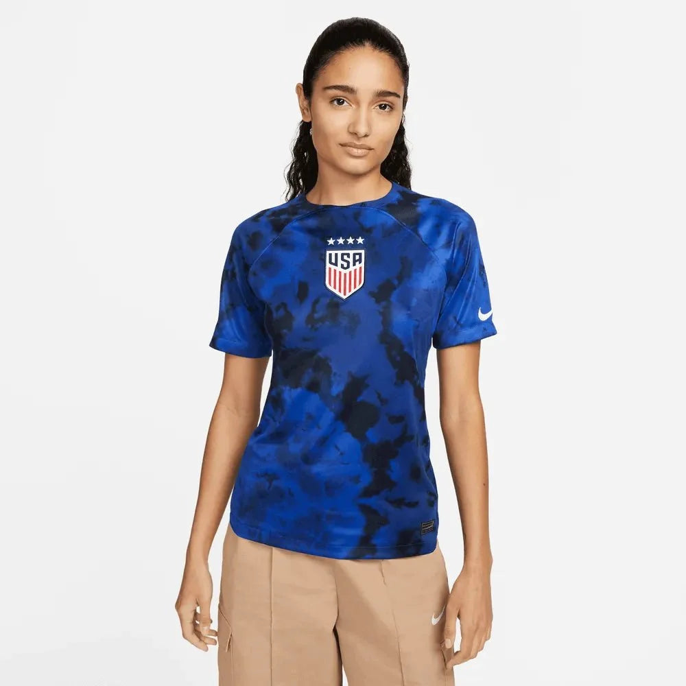 Nike 2022-23 USWNT Away Women  Jersey Bright Blue-White 1