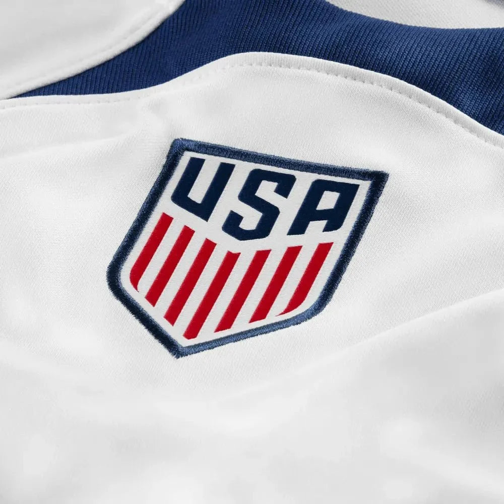 Nike 2022-23 USMNT Home Youth Jersey White-Loyal Blue 7