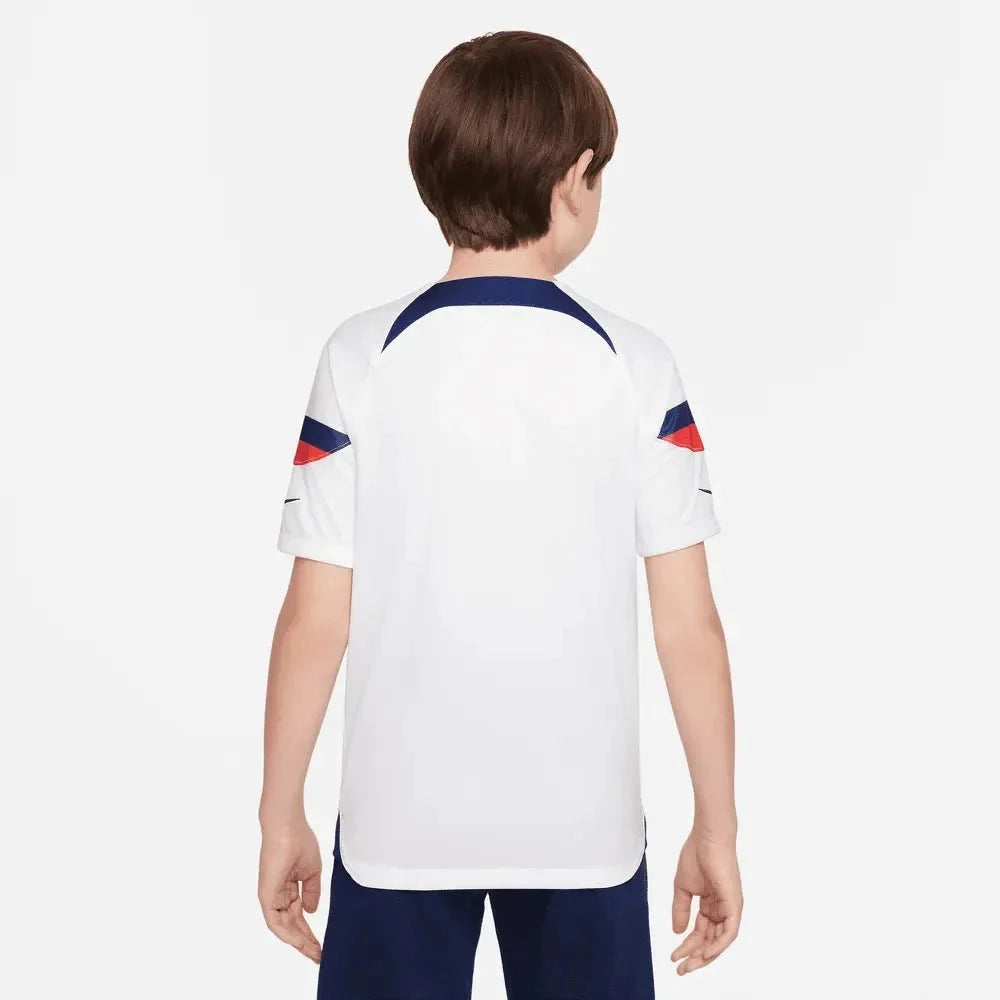 Nike 2022-23 USMNT Home Youth Jersey White-Loyal Blue 4