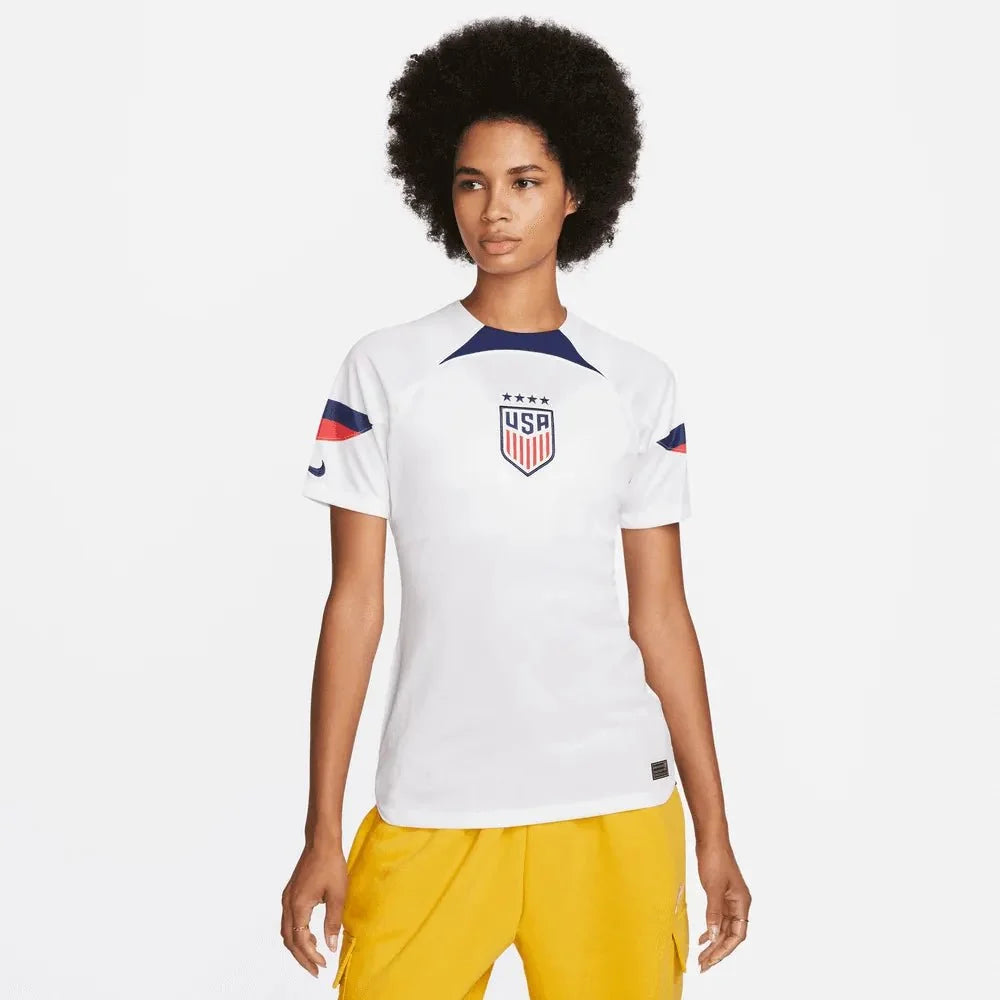 Nike 2022-23 USWNT Women's Home  Jersey White-Hyper Blue 1