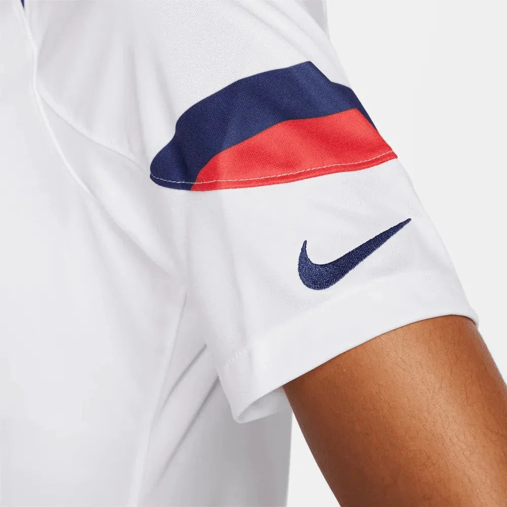 Nike 2022-23 USWNT Women's Home  Jersey White-Hyper Blue 4
