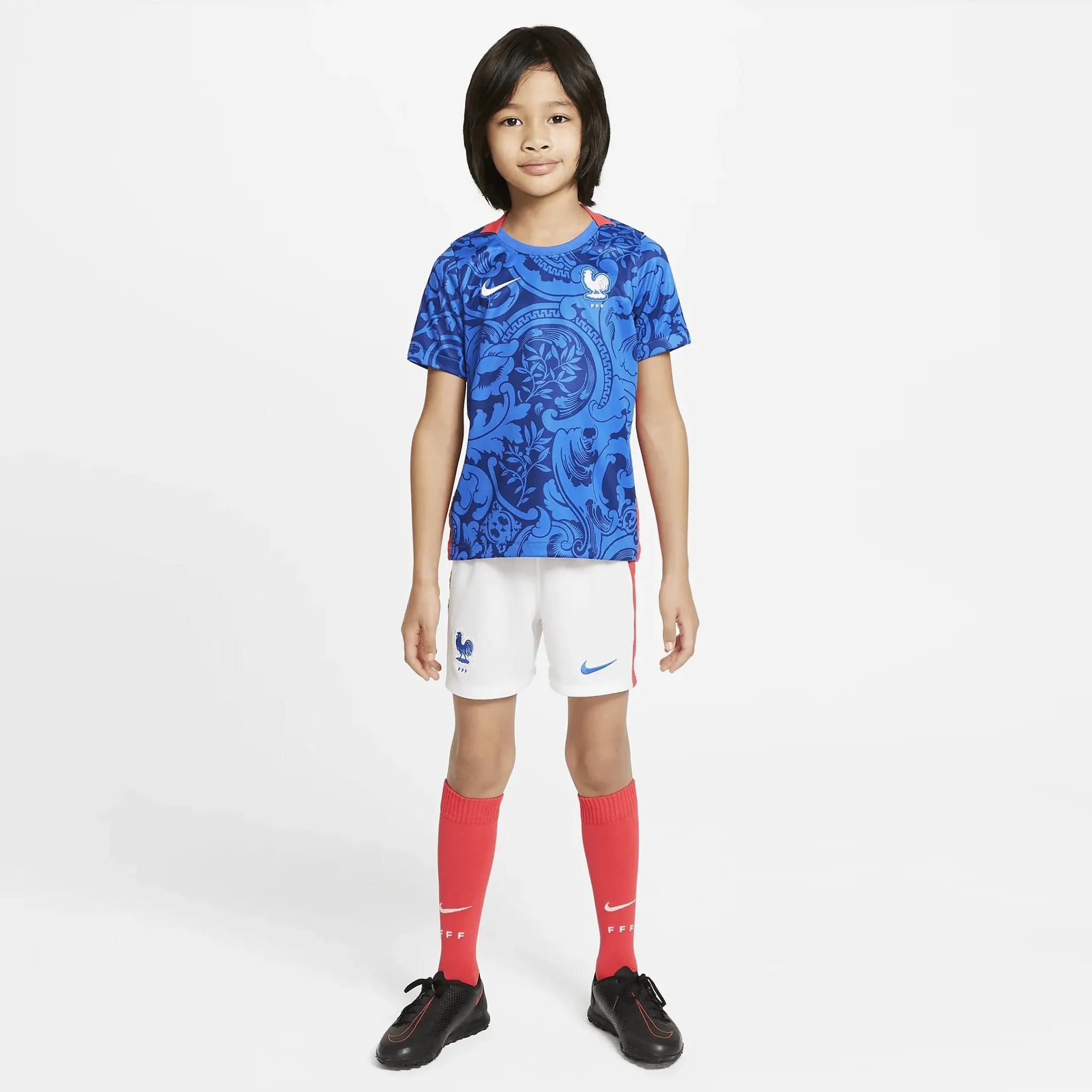 Nike 2022 France Kids' Mini Kit - Blue-White 1