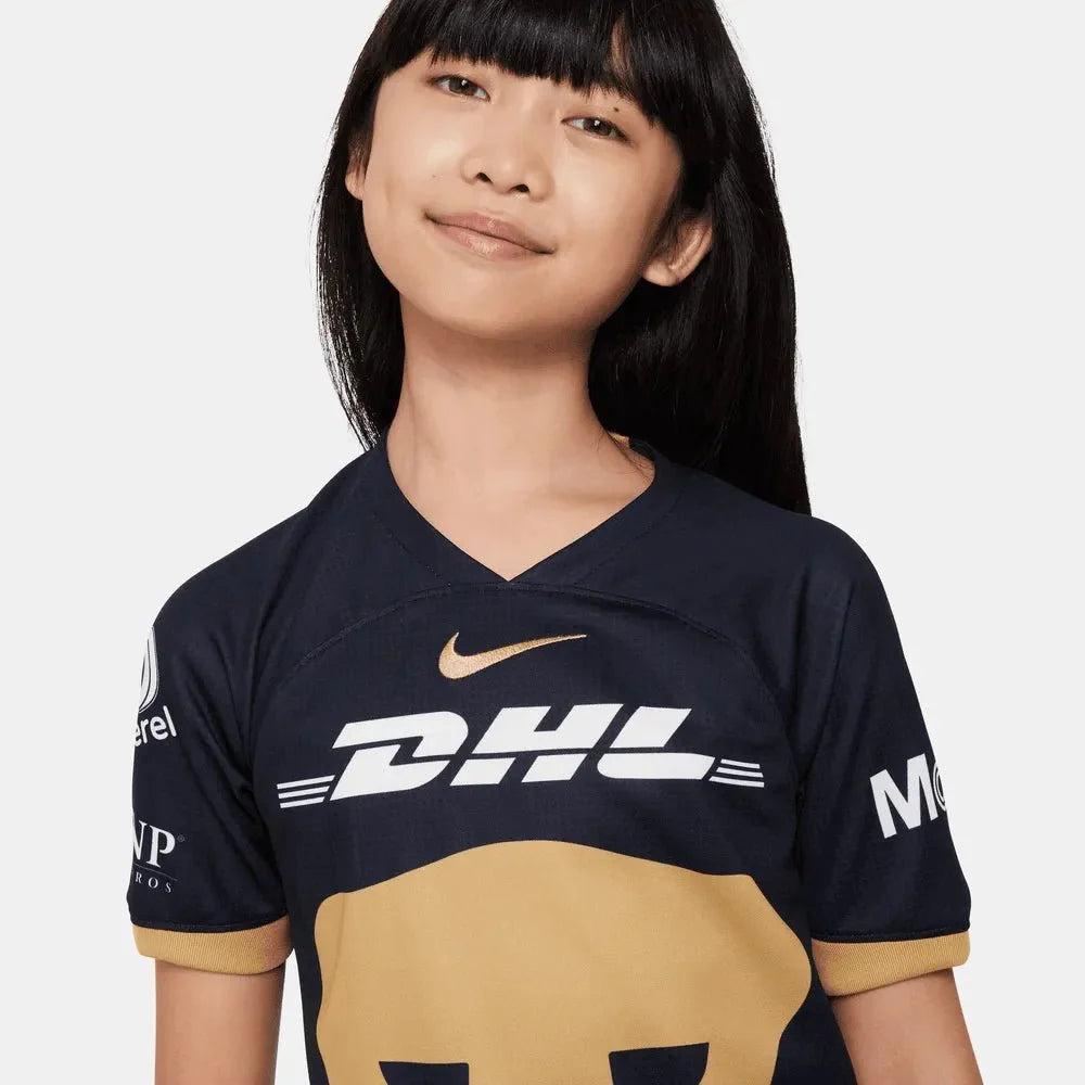 Nike 2023-24 Pumas Youth Stadium Away Jersey 3