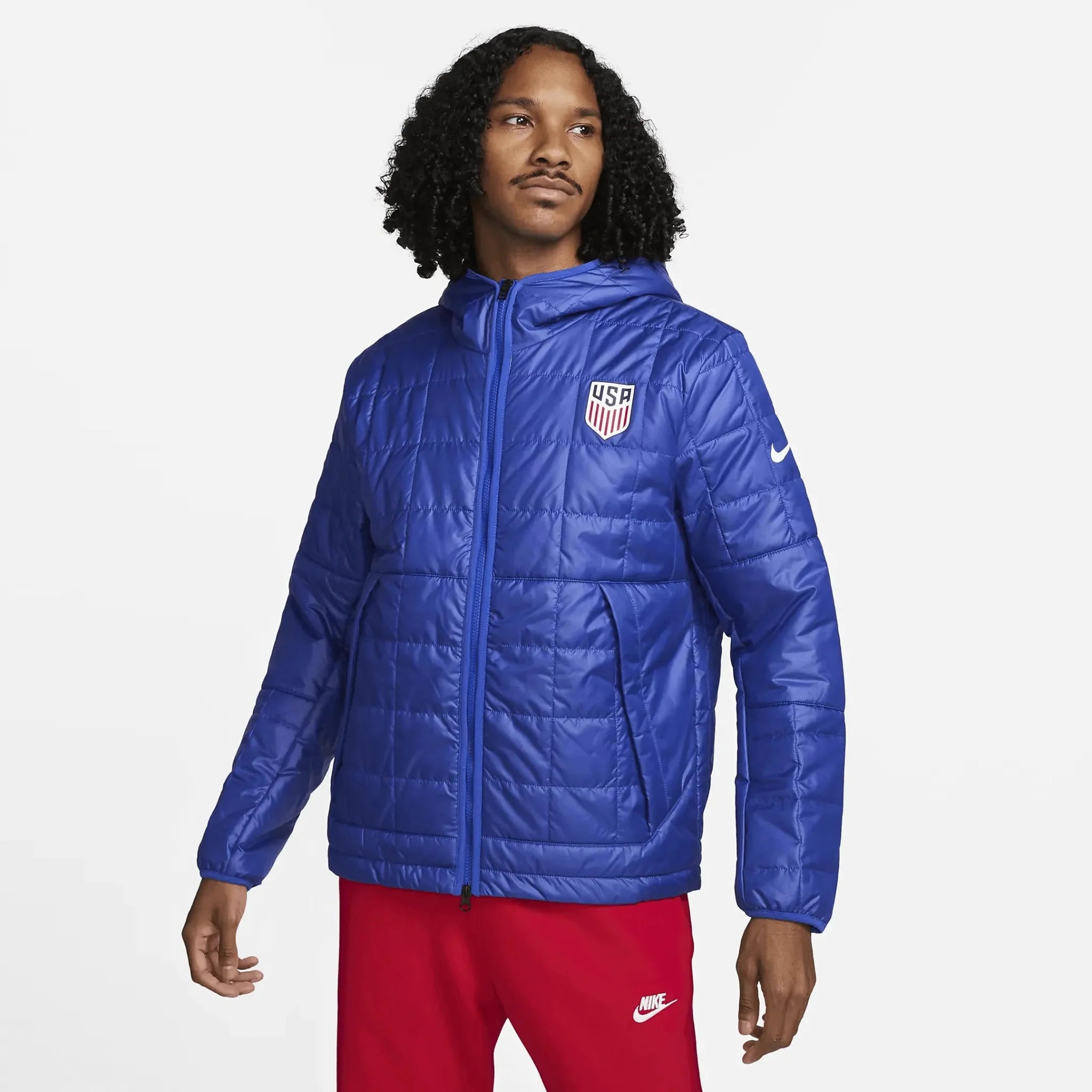 Nike 2023 USMNT Men's Fleece-Lined Hooded Jacket 1