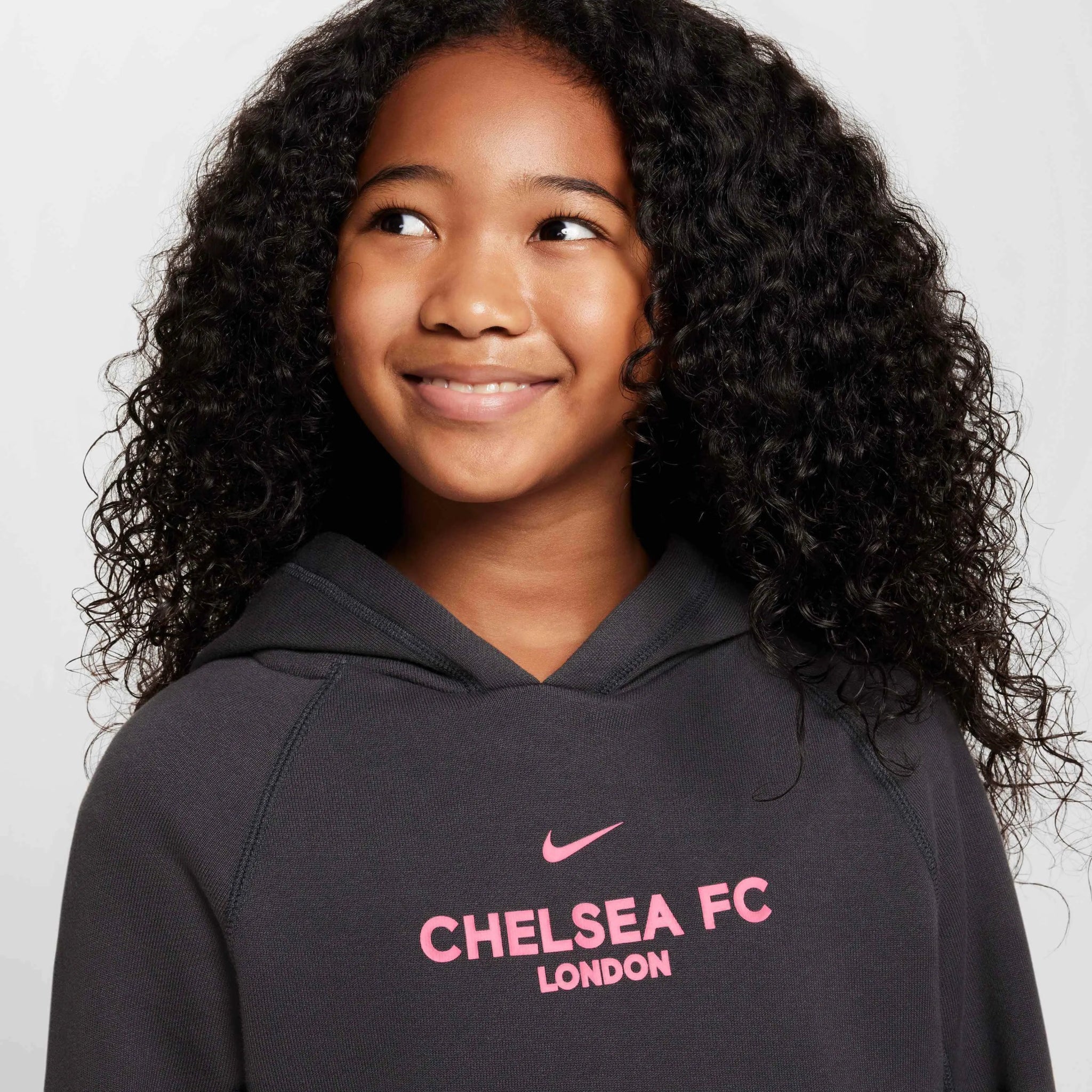 Nike 2024-25 Chelsea Youth Air Pullover Hoodie 3
