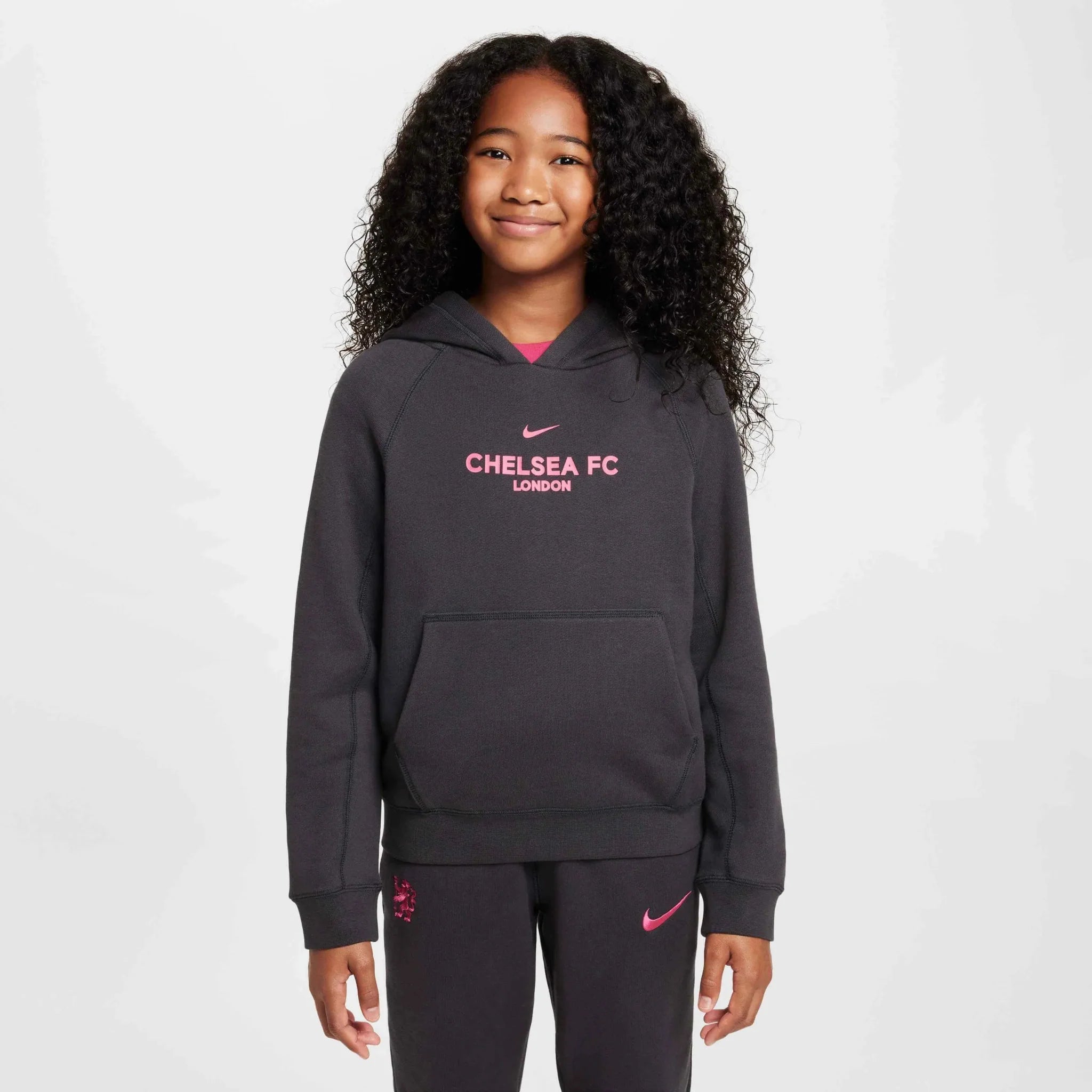 Nike 2024-25 Chelsea Youth Air Pullover Hoodie 1
