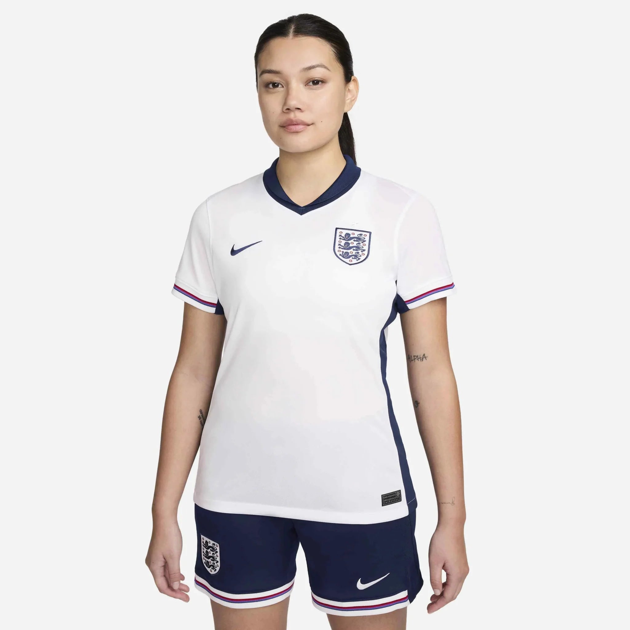Nike 2024-25 England Women's Stadium Home Jersey 3