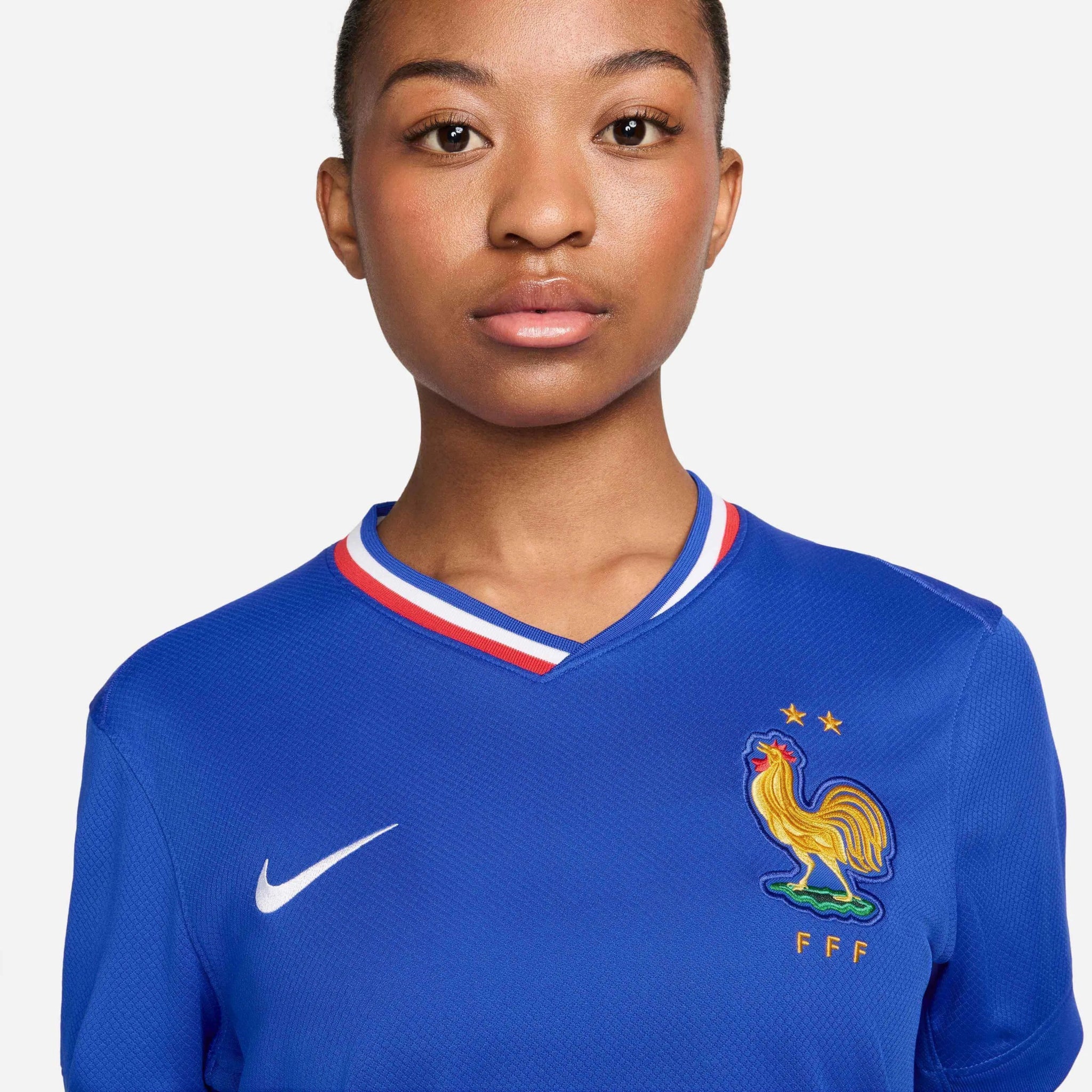 Nike 2024-25 France Women's Stadium Home Jersey 5