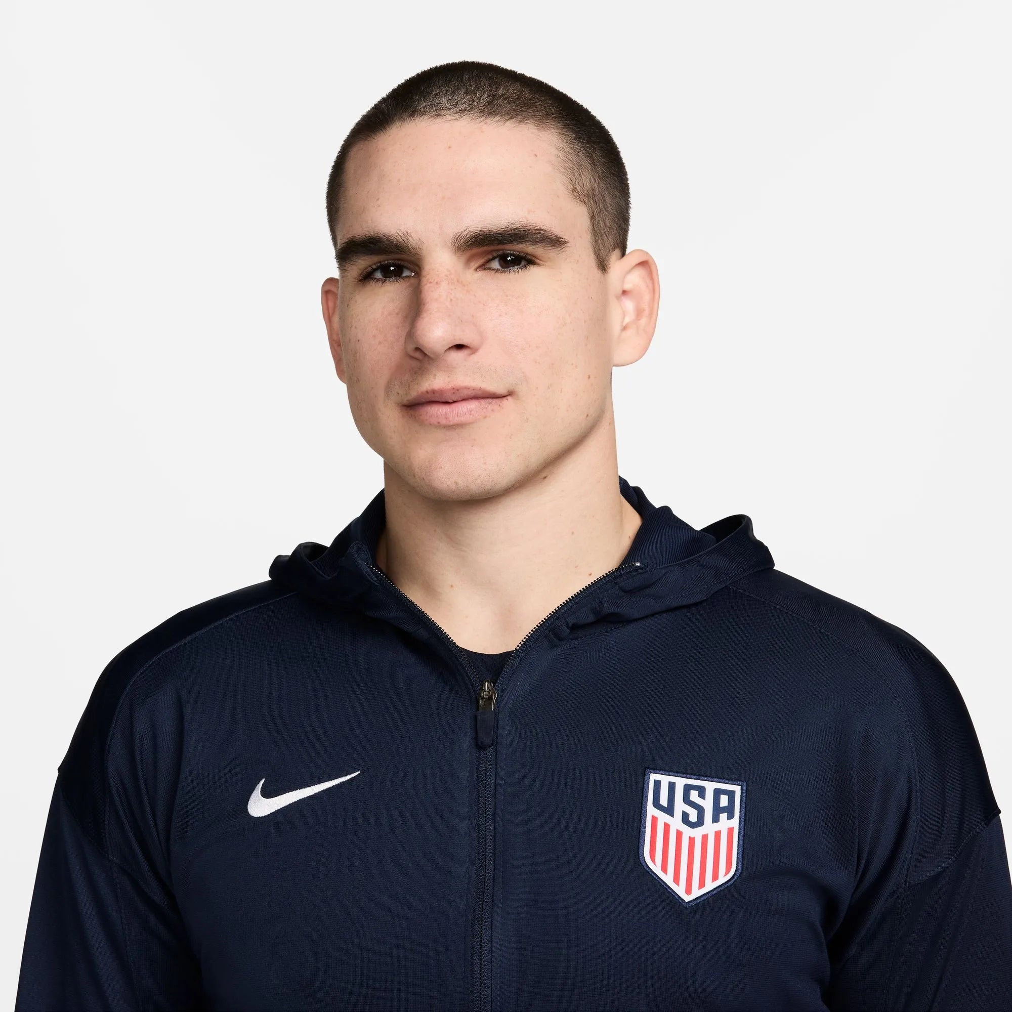 Nike 2024-25 USMNT Men's Strike Hoodie Track Jacket 3