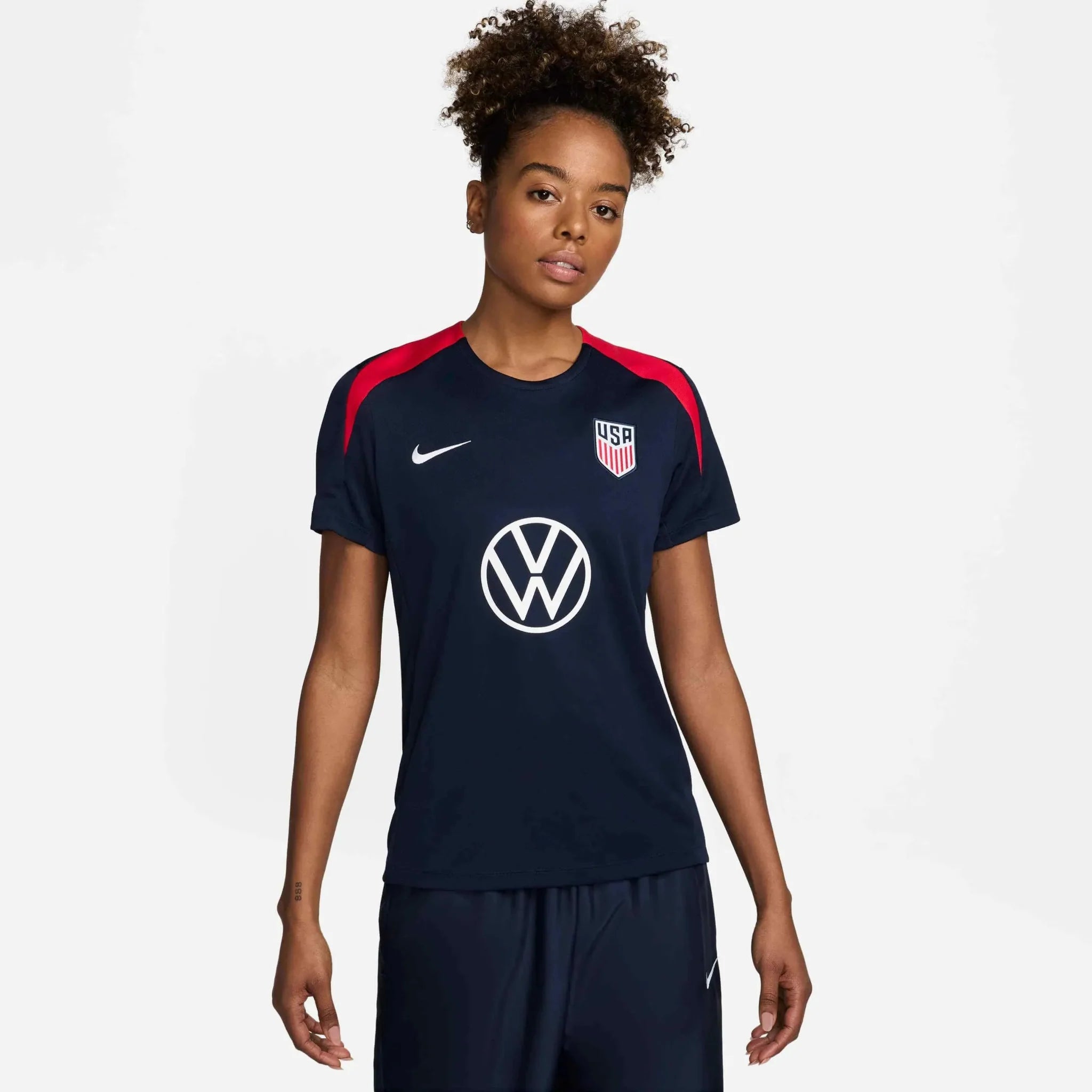 Nike 2024-25 USMNT Women Dri-Fit Short-Sleeve Knit Top 1