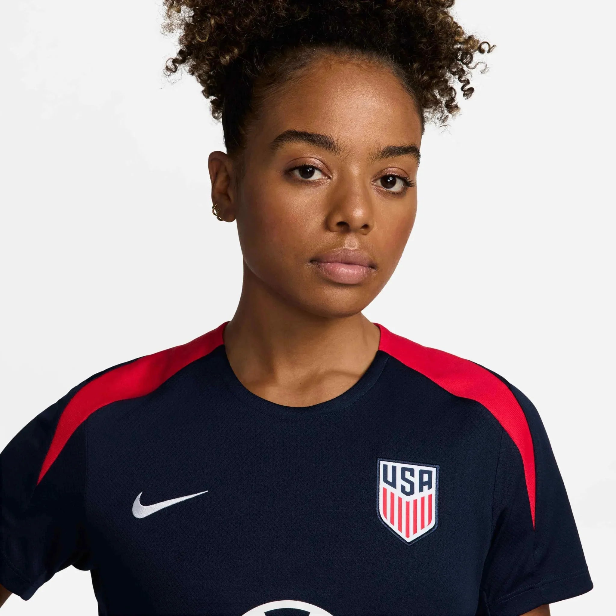 Nike 2024-25 USMNT Women Dri-Fit Short-Sleeve Knit Top 3
