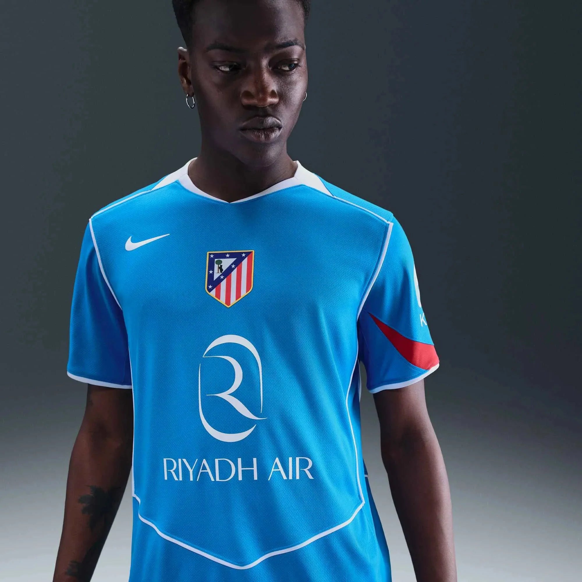 Nike 2025-26 Atletico Madrid Men's Stadium Third Soccer Jersey 5