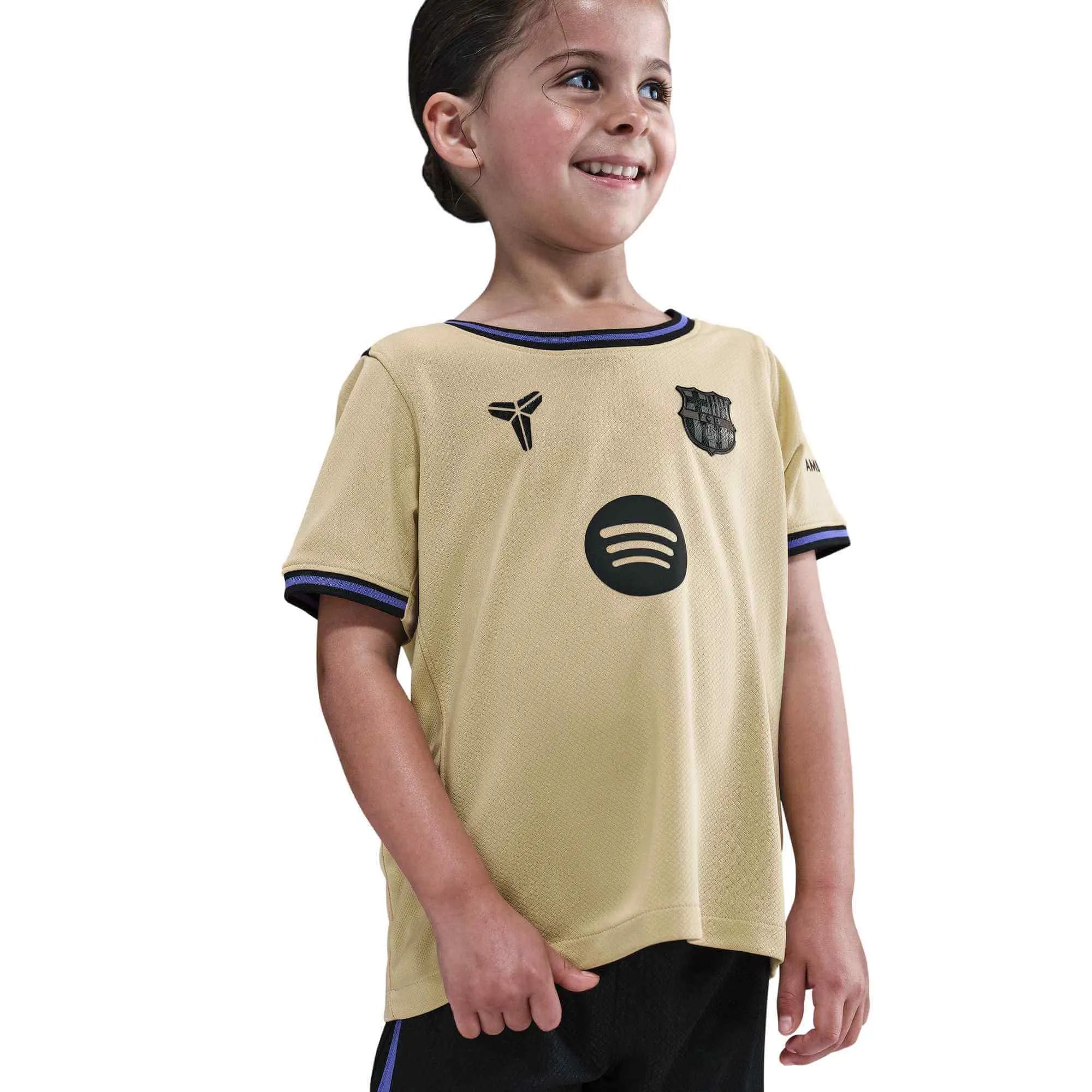 Nike 2025-26 Barcelona Little Kids' Stadium Away Kit 6