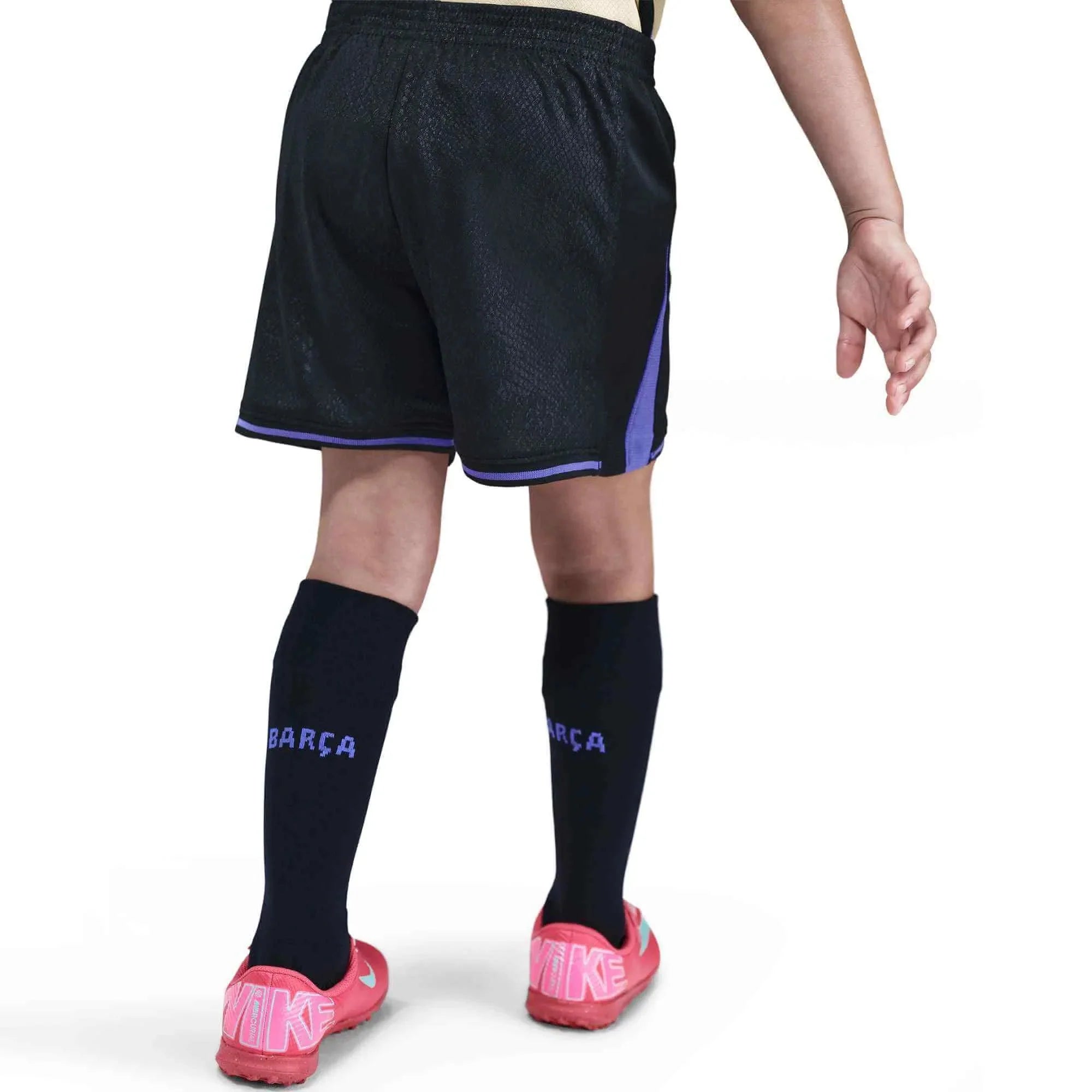 Nike 2025-26 Barcelona Little Kids' Stadium Away Kit 9