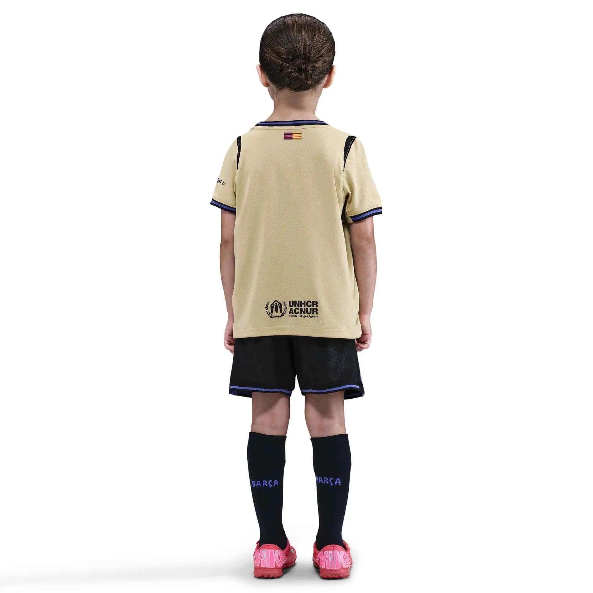 Nike 2025-26 Barcelona Little Kids' Stadium Away Kit 5