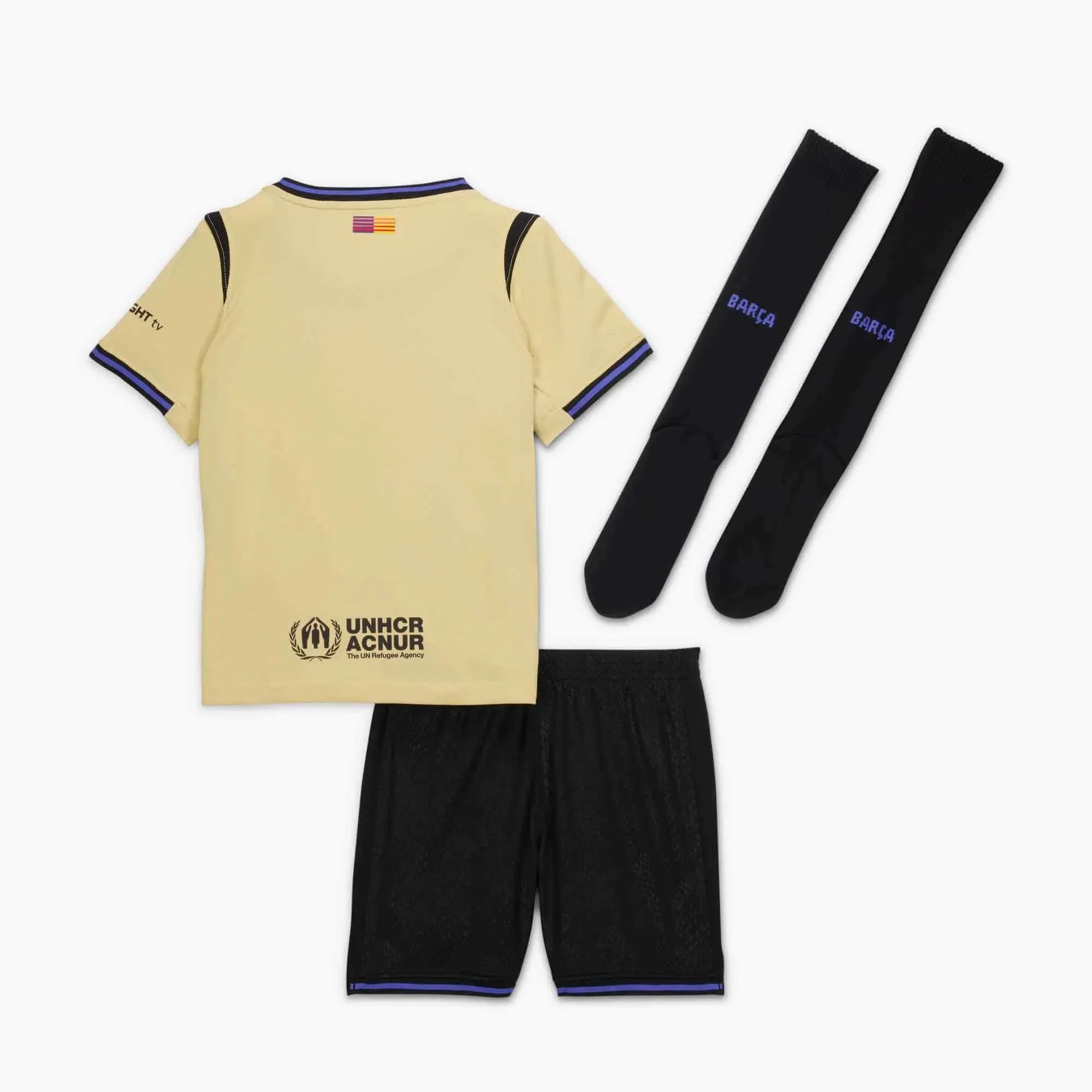 Nike 2025-26 Barcelona Little Kids' Stadium Away Kit 2