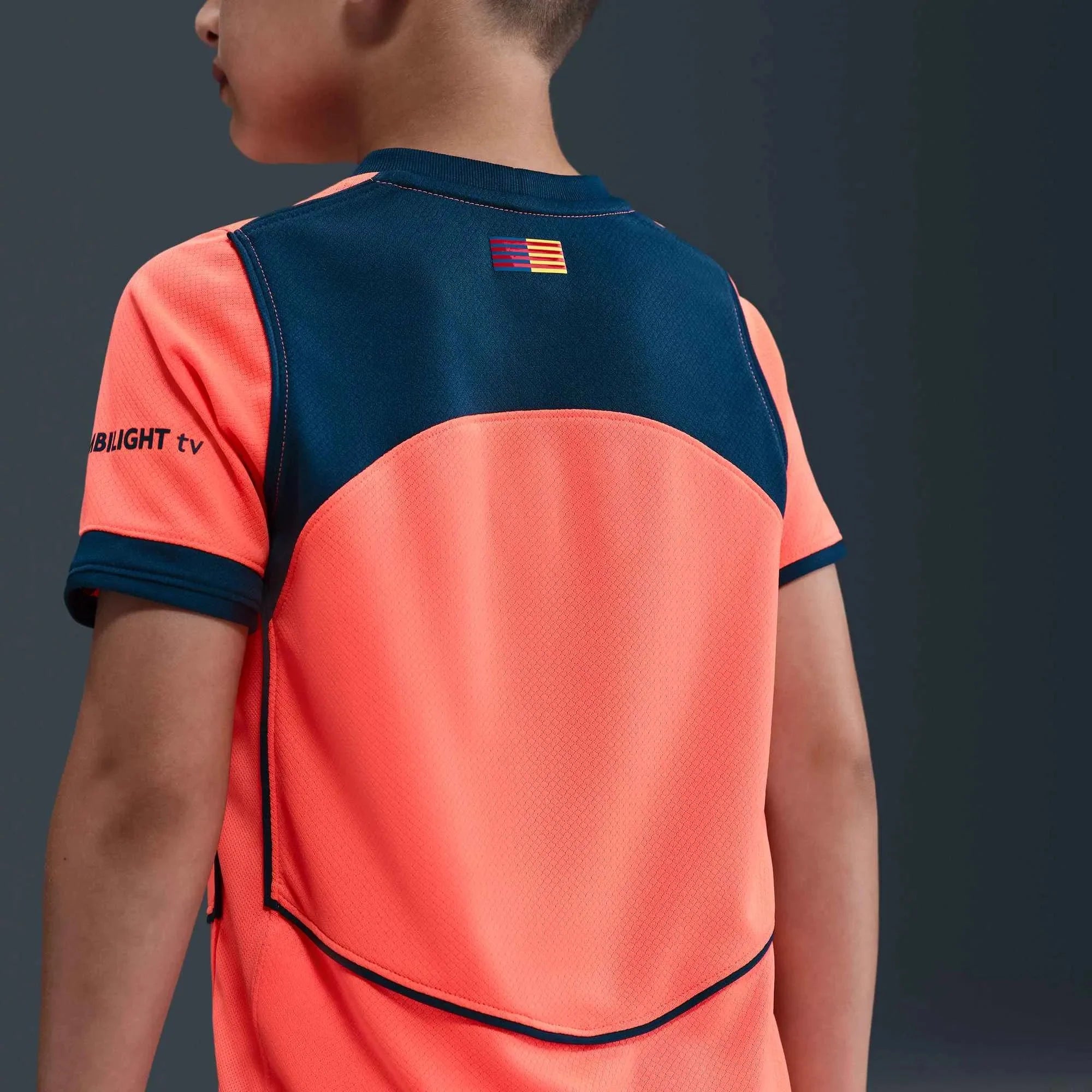 Nike 2025-26 Barcelona Little Kids' Stadium Third Kit 7