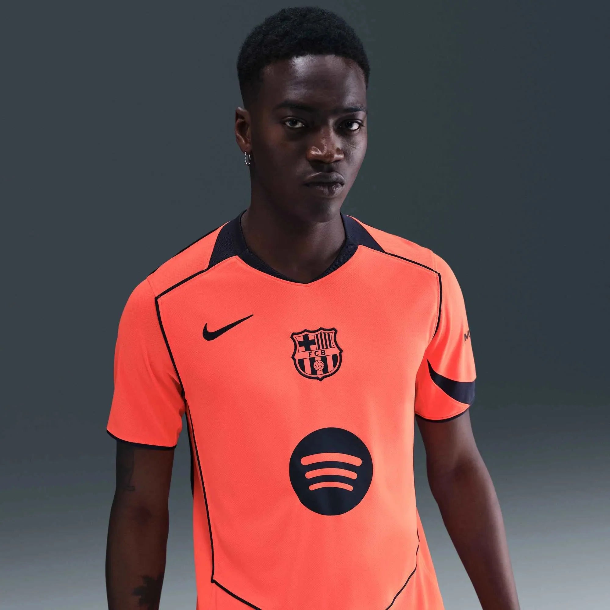 Nike 2025-26 Barcelona Men's Stadium Third Soccer Jersey 5
