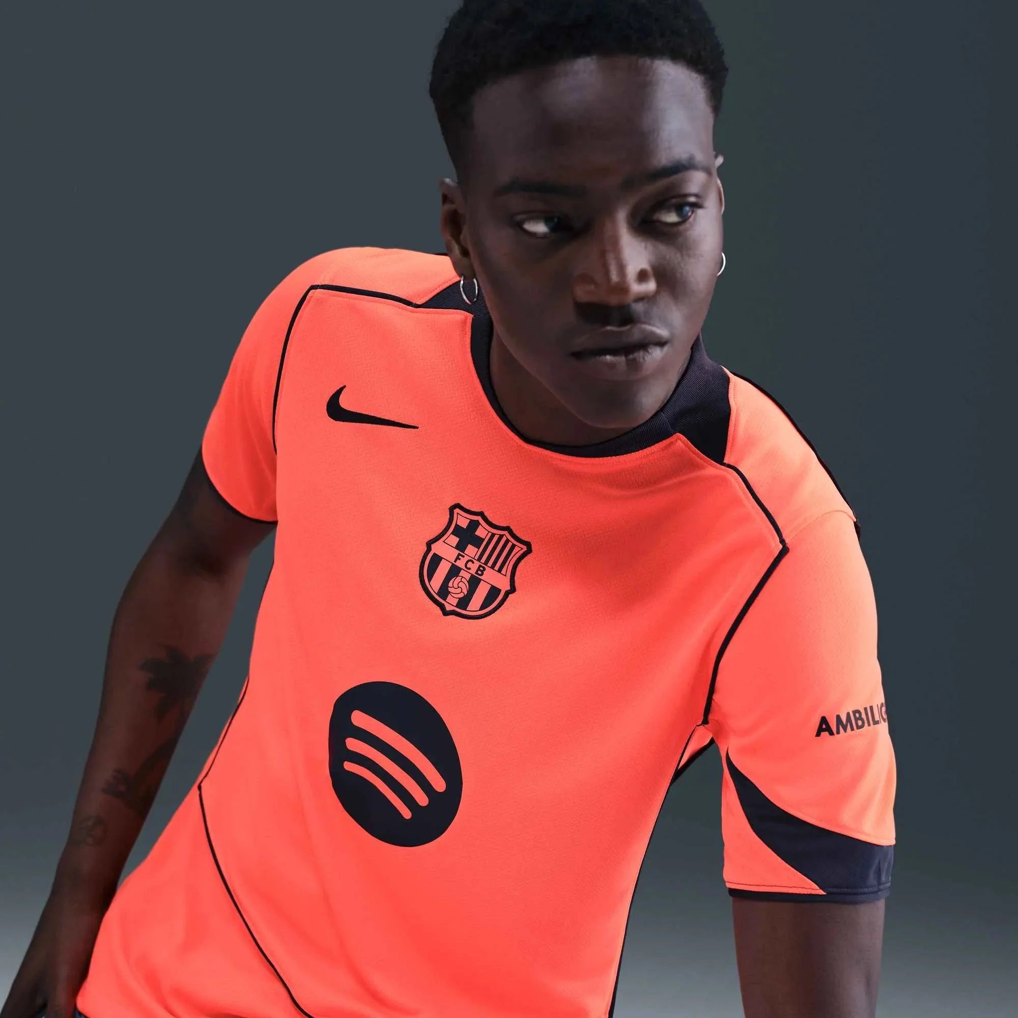 Nike 2025-26 Barcelona Men's Stadium Third Soccer Jersey 6