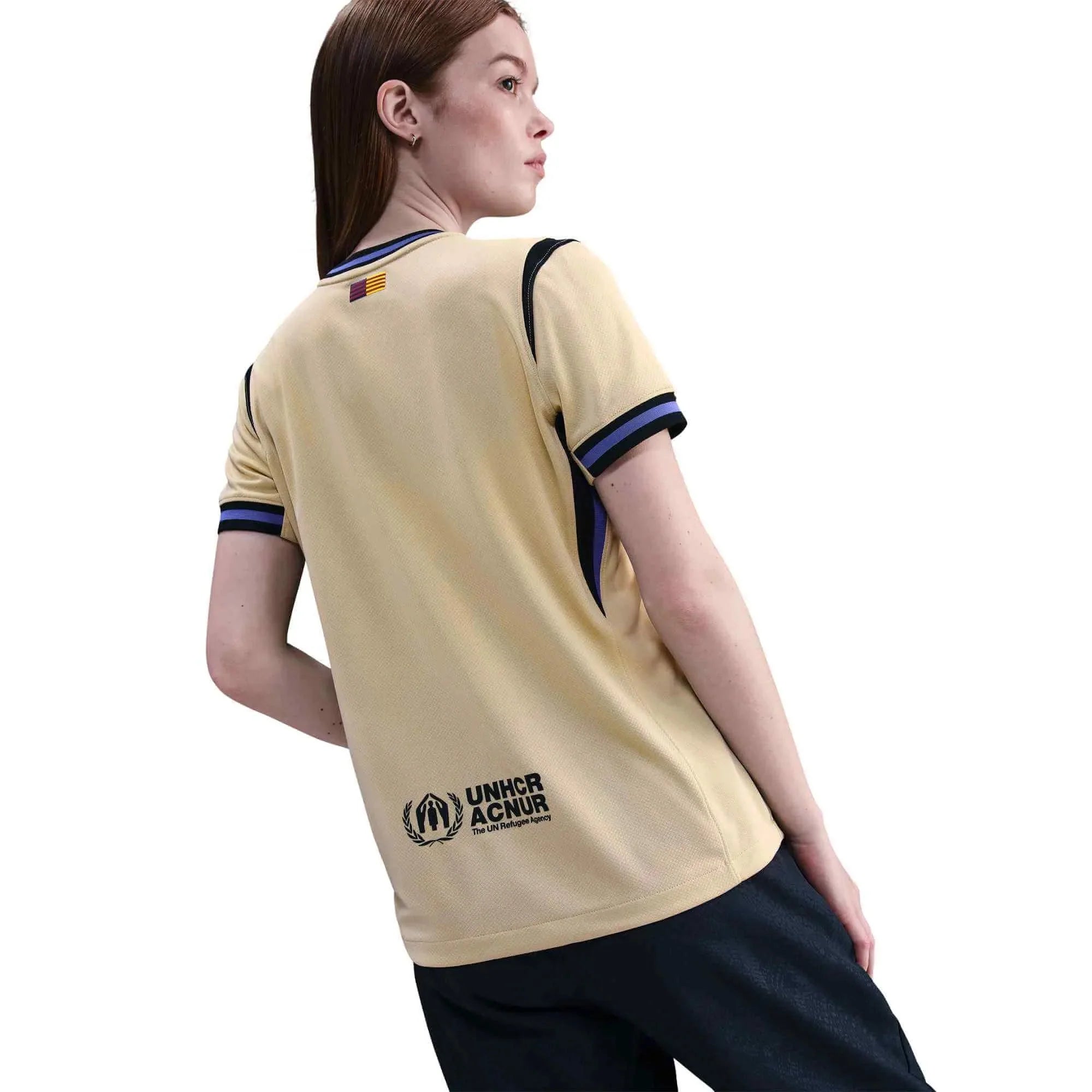 Nike 2025-26 Barcelona Women's Stadium Away Soccer Jersey 6