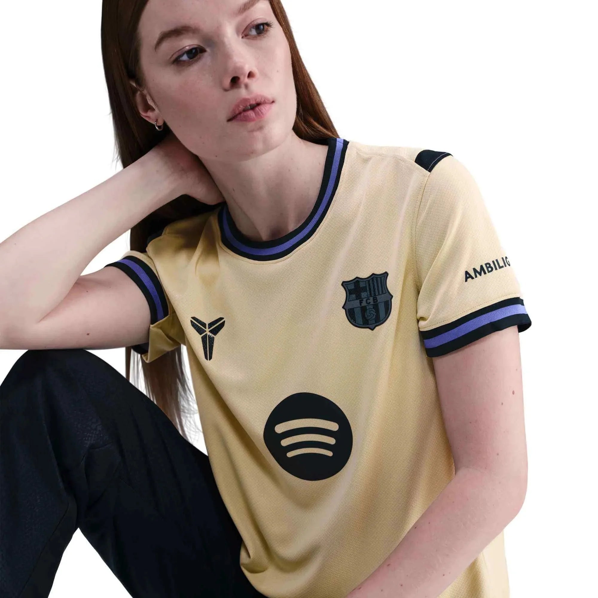 Nike 2025-26 Barcelona Women's Stadium Away Soccer Jersey 4