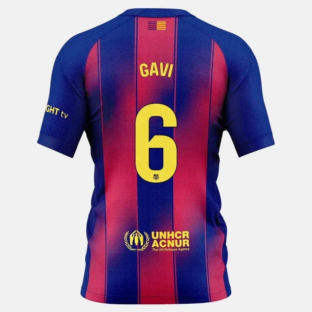 Nike 2025-26 Barcelona Women's Stadium Home Soccer Jersey (No Sponsor) 8