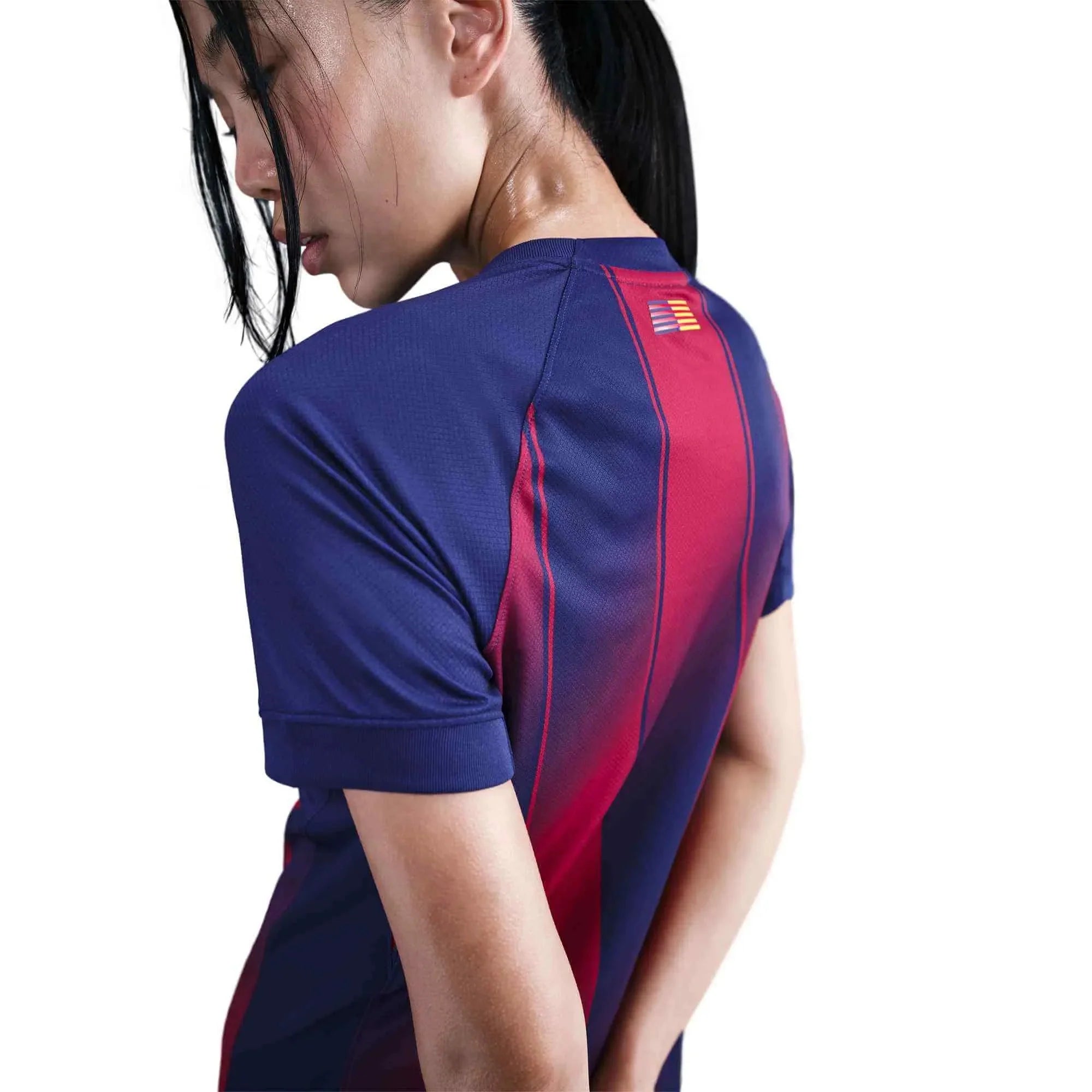 Nike 2025-26 Barcelona Women's Stadium Home Soccer Jersey (No Sponsor) 5